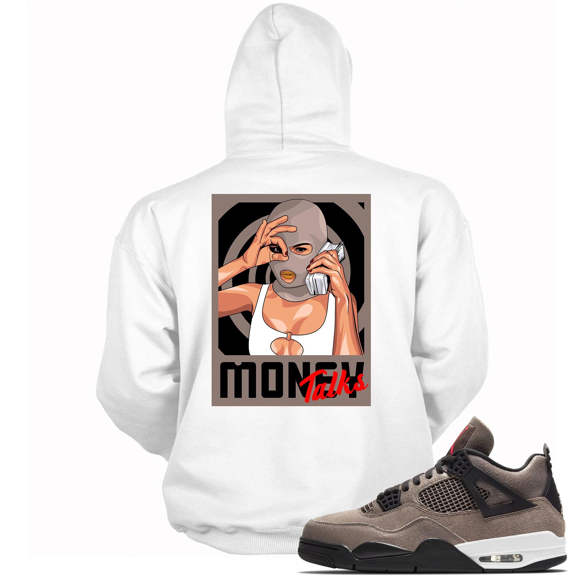 Money Talks Sneaker Sweatshirt AJ 4 Taupe Haze photo
