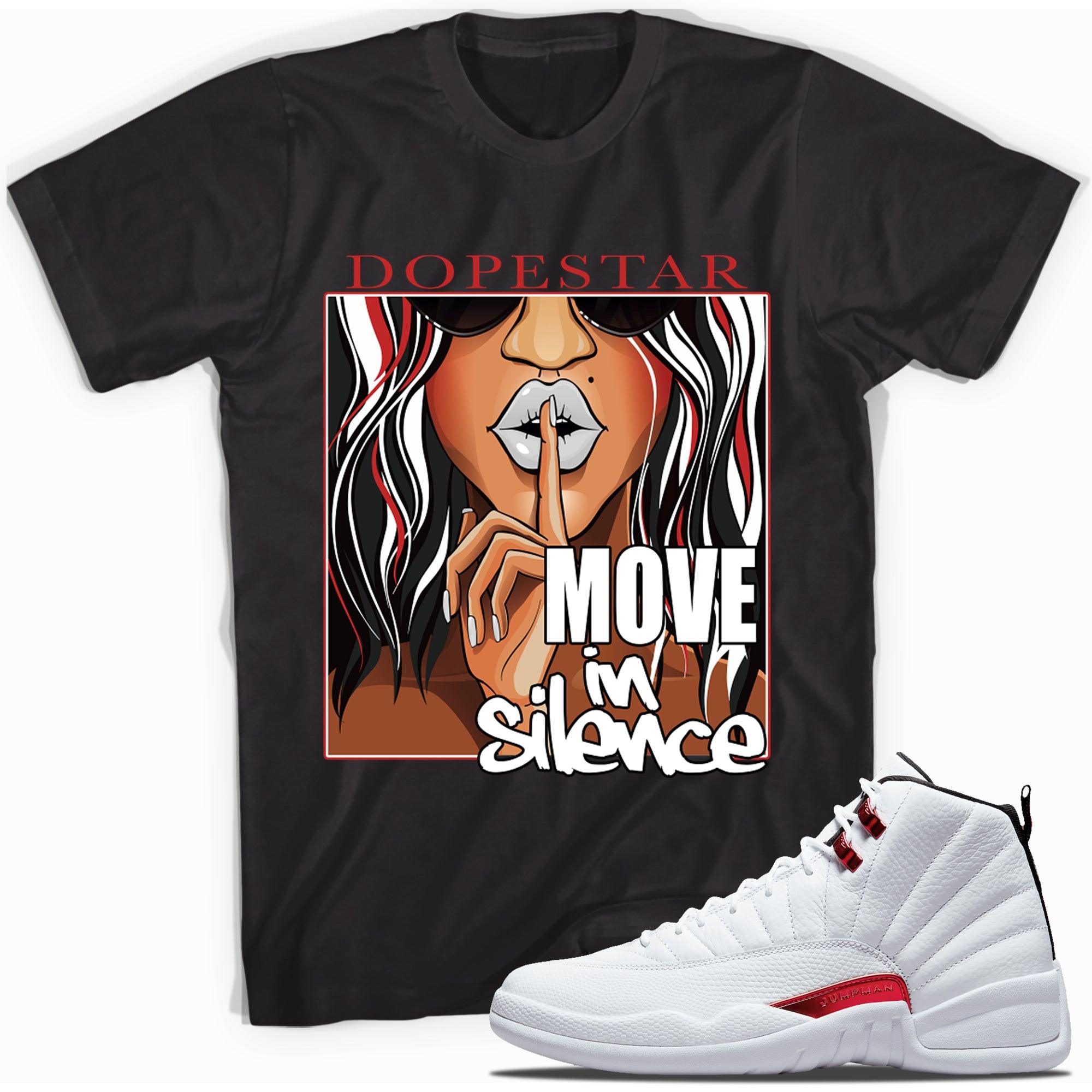 Move In Silence Sneaker Tee Air Jordan 12 Twist 2021 photo