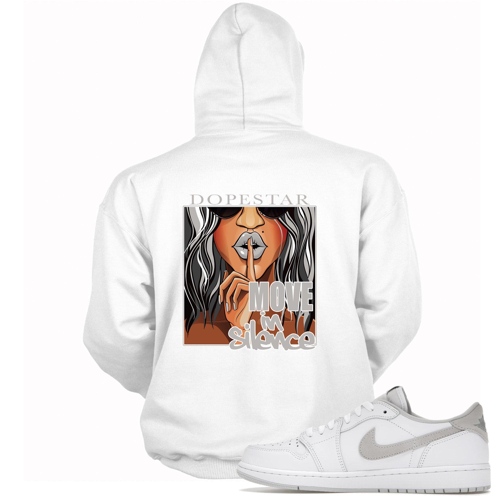 Move In Silence Hoodie AJ 1 Low OG Neutral Grey photo