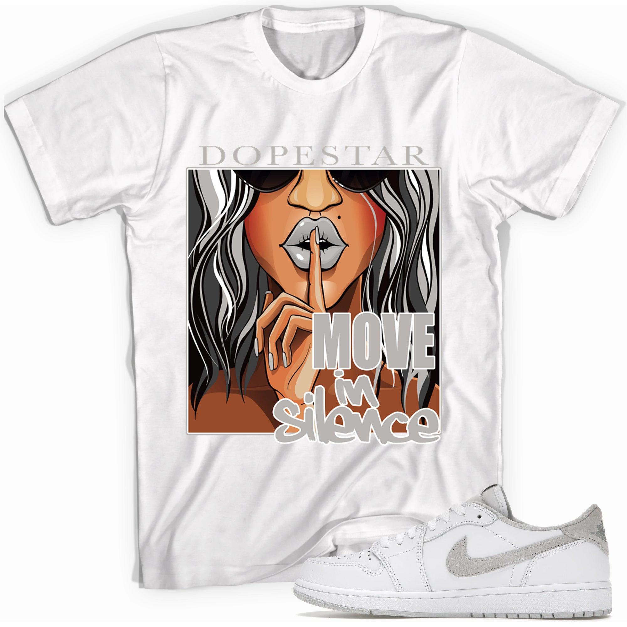 Move In Silence Shirt AJ 1 Low OG Neutral Grey 2021 photo