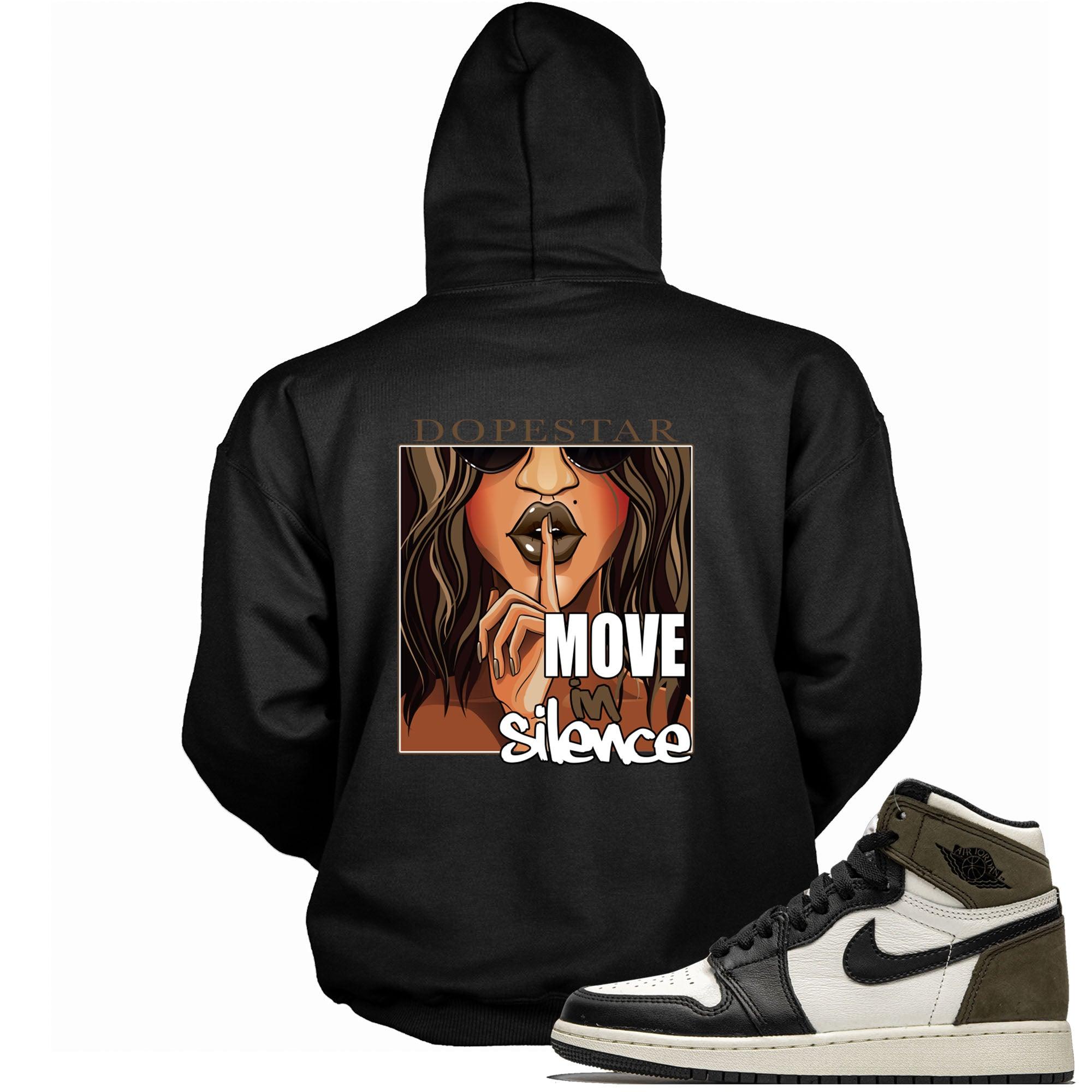 Move In Silence Sneaker Sweatshirt AJ 1 Retro High OG Dark Mocha photo