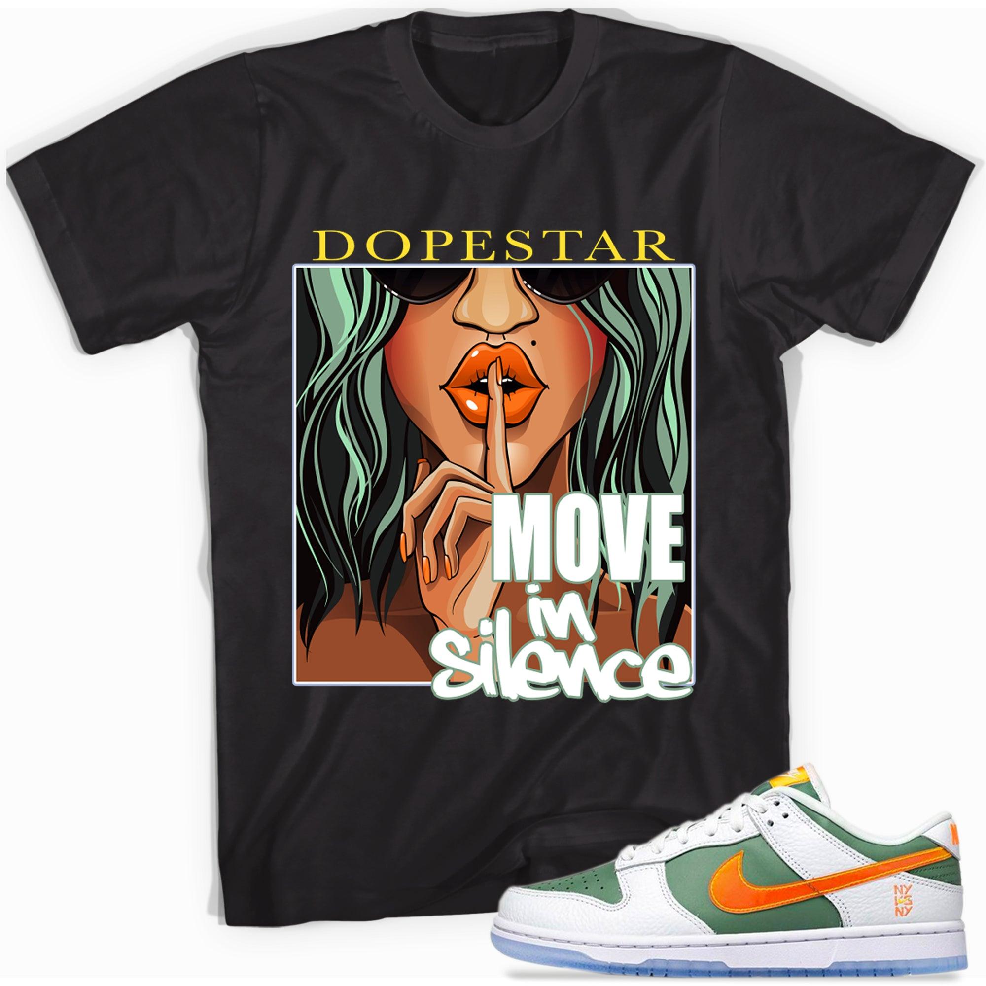 Move In Silence Sneaker Tee Nike Dunk Low NY vs NY photo
