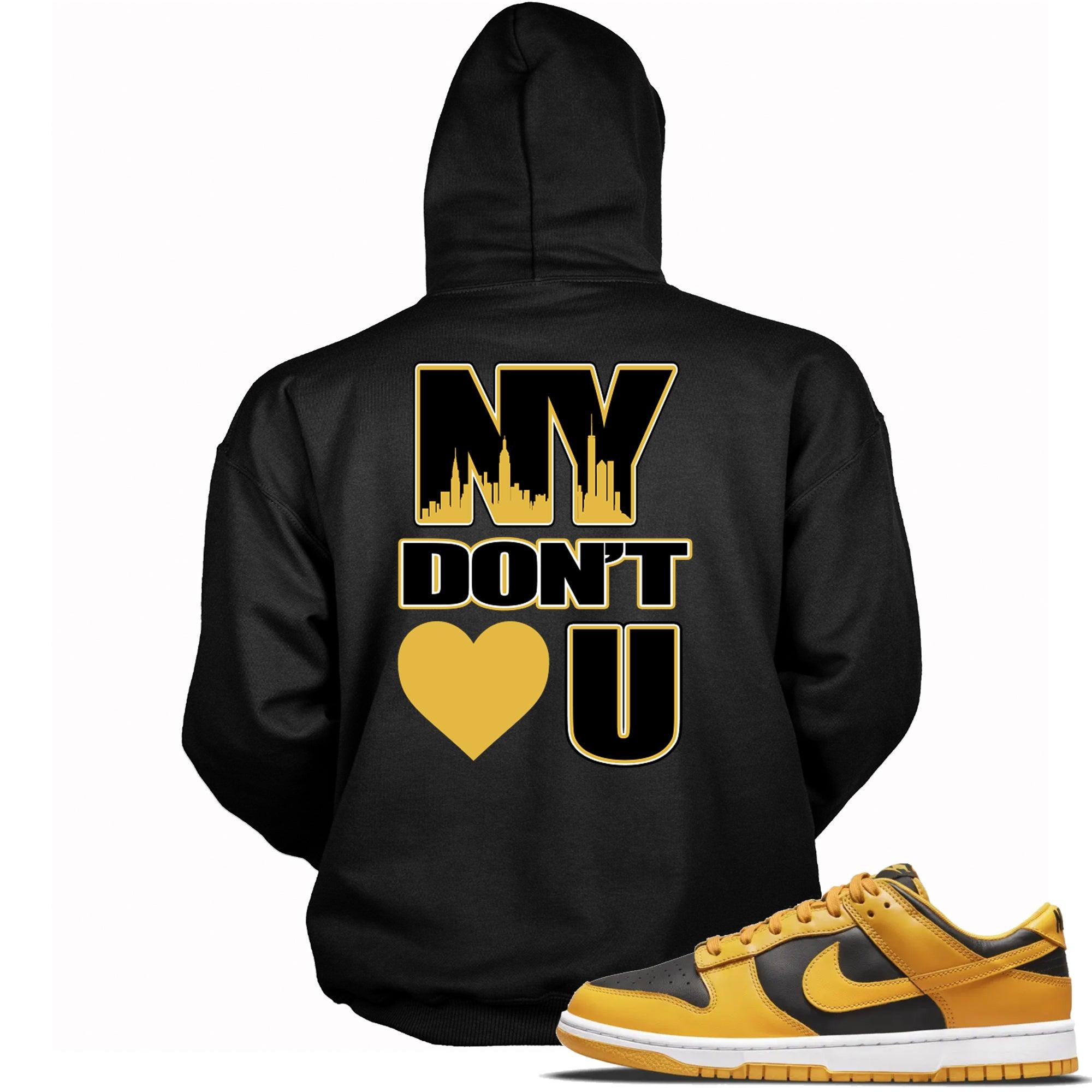 NY Don't Love You Hoodie Nike Dunk Low Goldenrod photo 