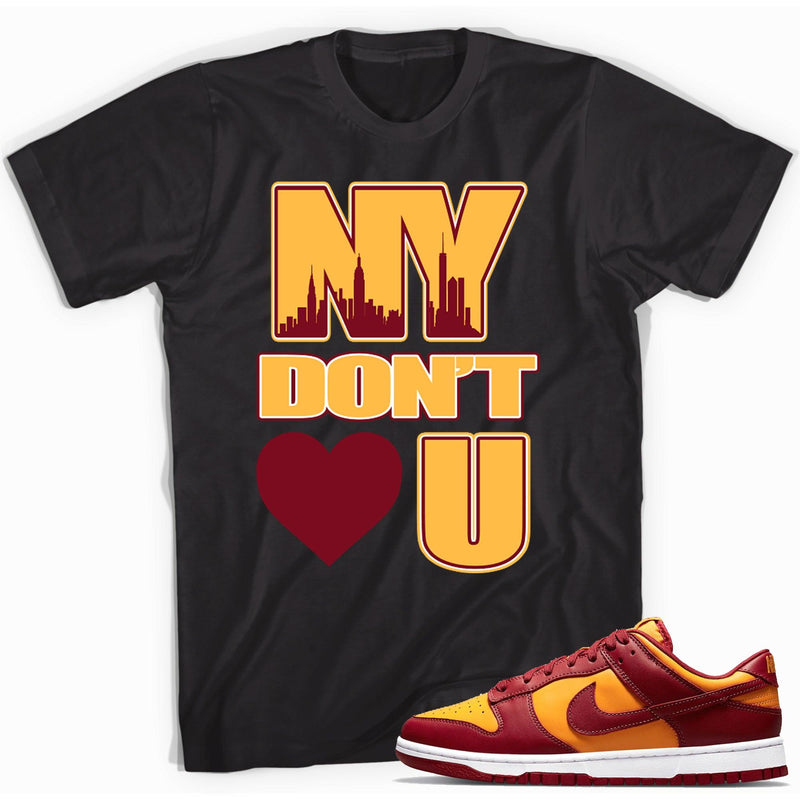 NY Don't Love You Shirt Nike Dunk Midas Gold photo