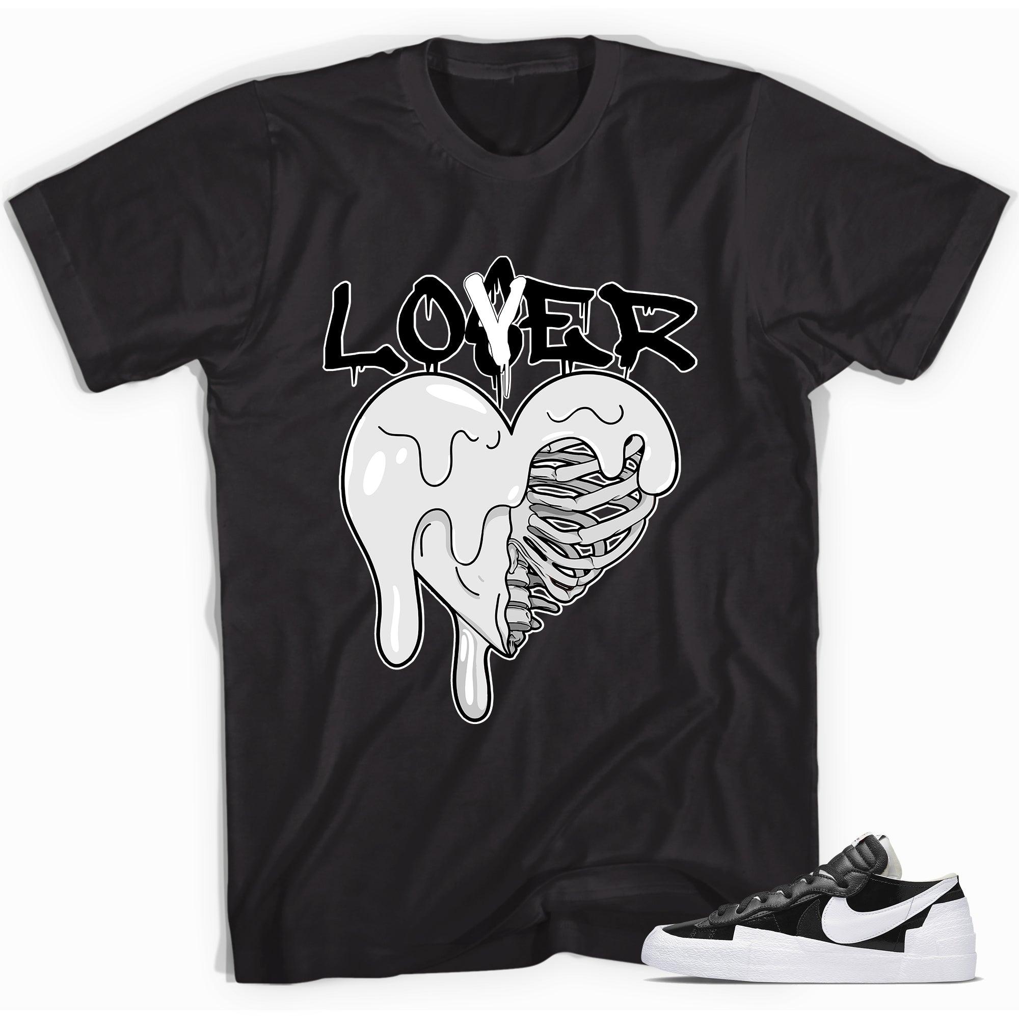Lover Shirt Nike Blazer Low Sacai Black Patent Leather photo