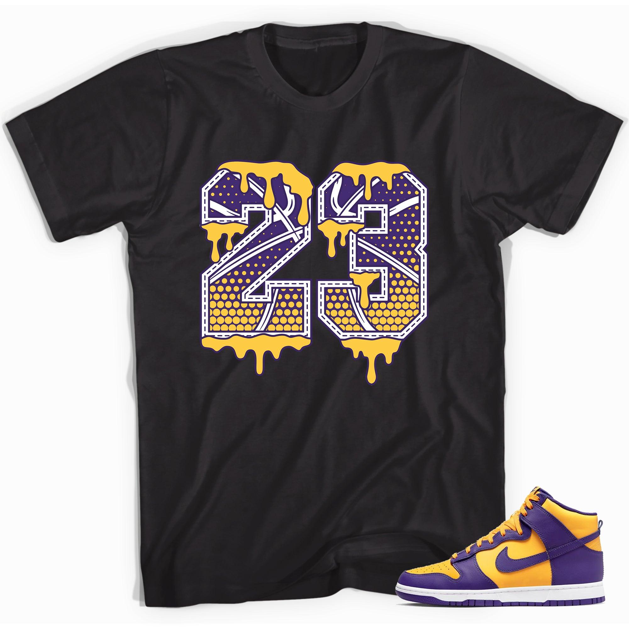 23 Ball Shirt Nike Dunk High Lakers photo