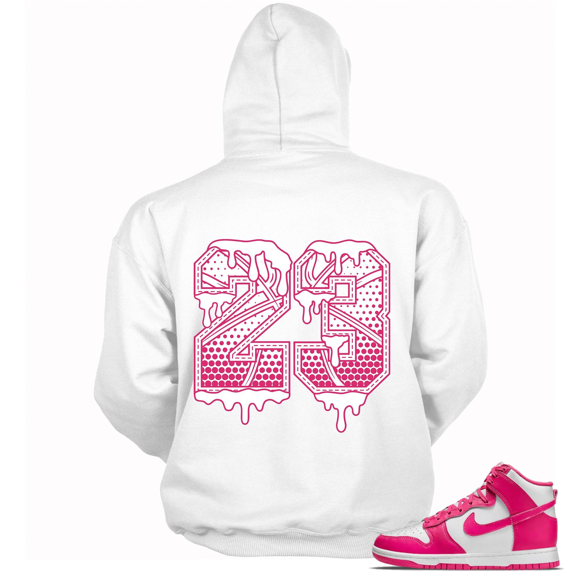 Number 23 Ball Hoodie Nike Dunk High Pink Prime photo