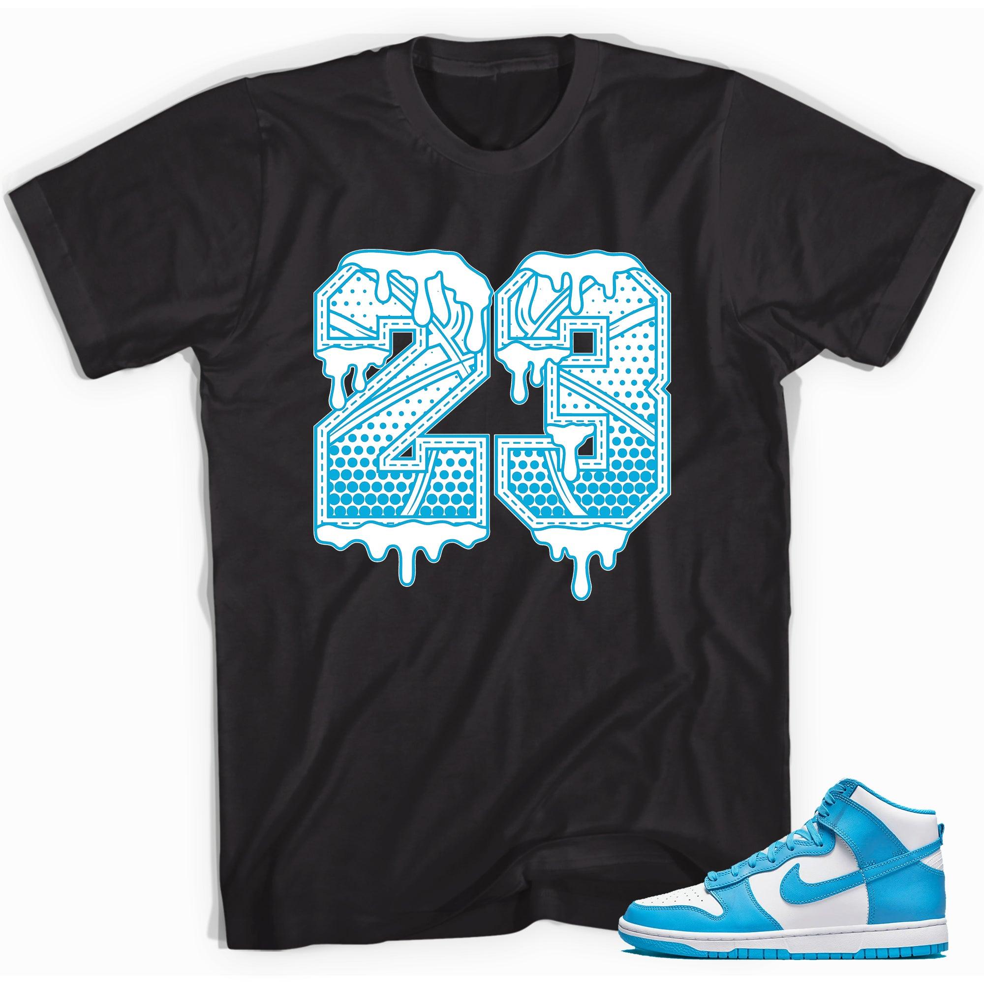 23 Ball Shirt Nike Dunk High Retro Laser Blue photo