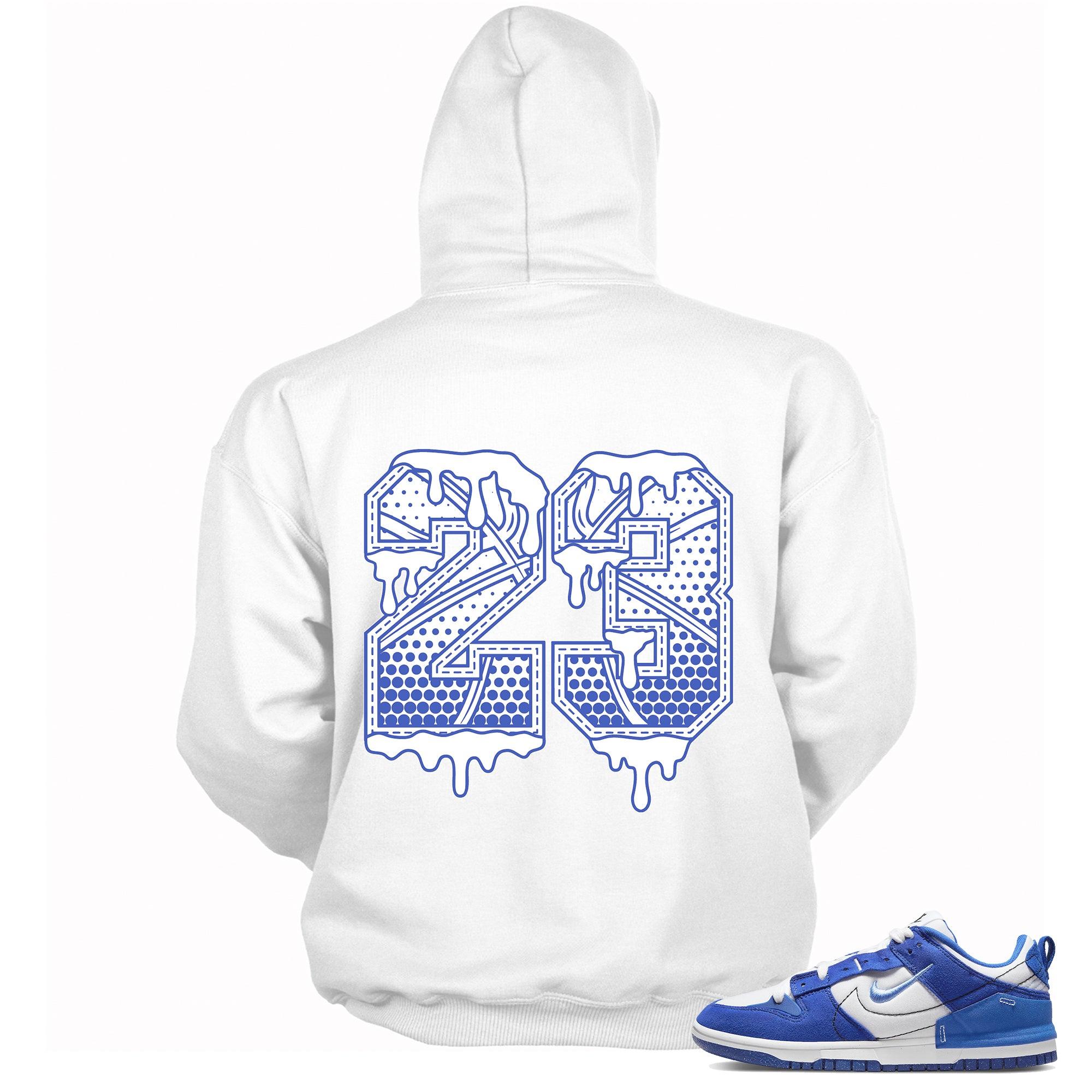 Number 23 Ball Hoodie Nike Dunk Low Disrupt 2 Hyper Royal photo