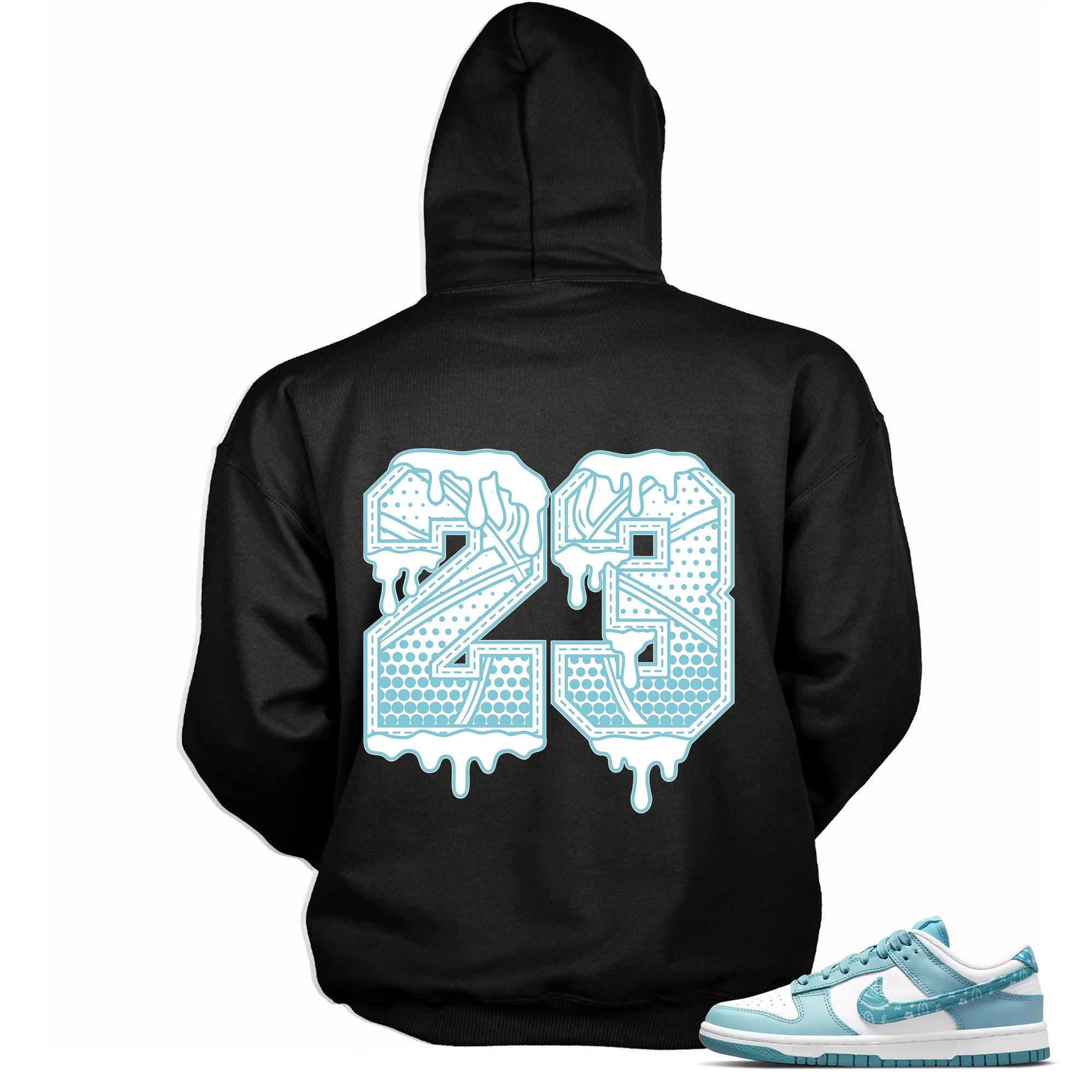 Number 23 Ball Hoodie Dunk Low Essential Paisley Pack Worn Blue photo