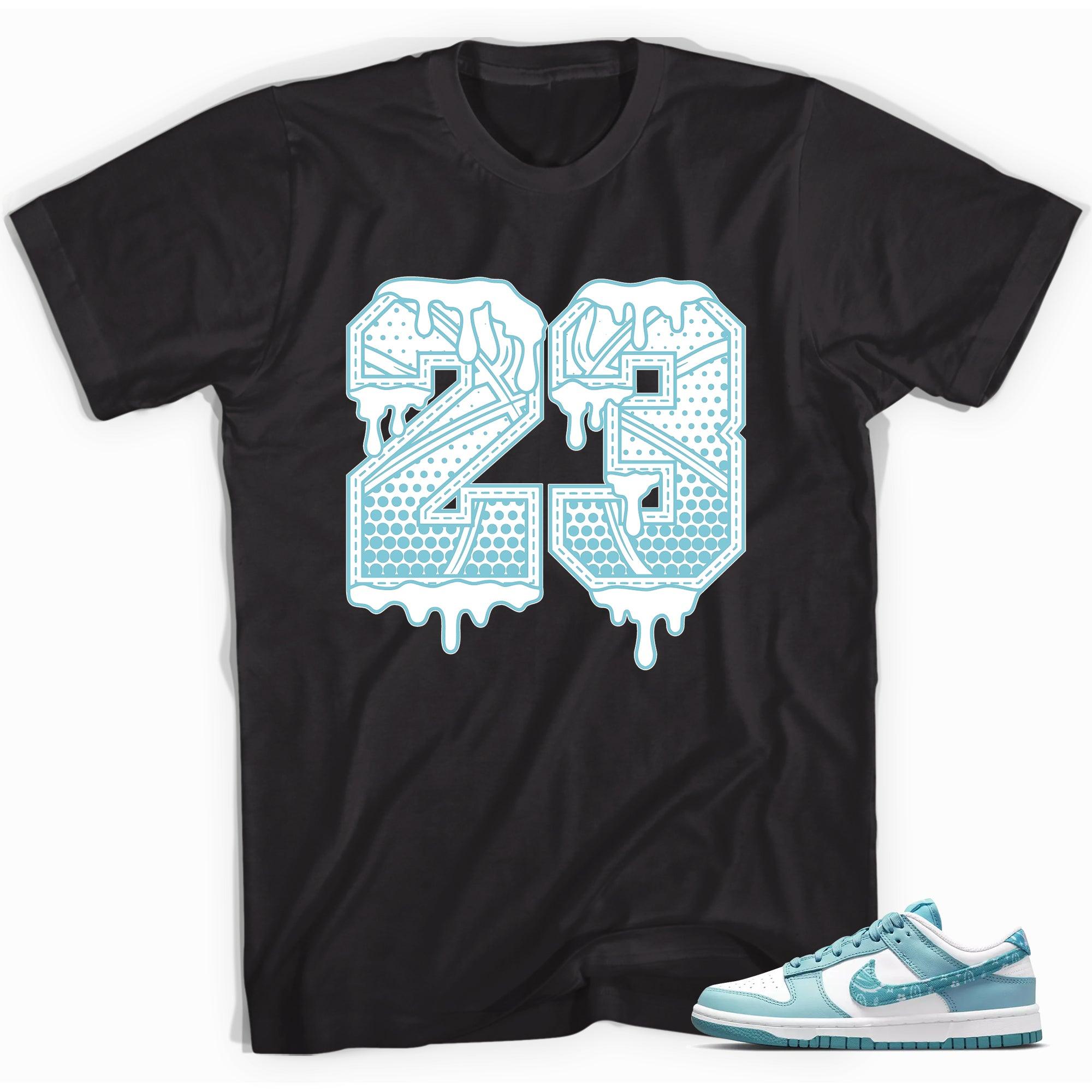 Number 23 Ball Shirt Dunk Low Essential Paisley Pack Worn Blue photo