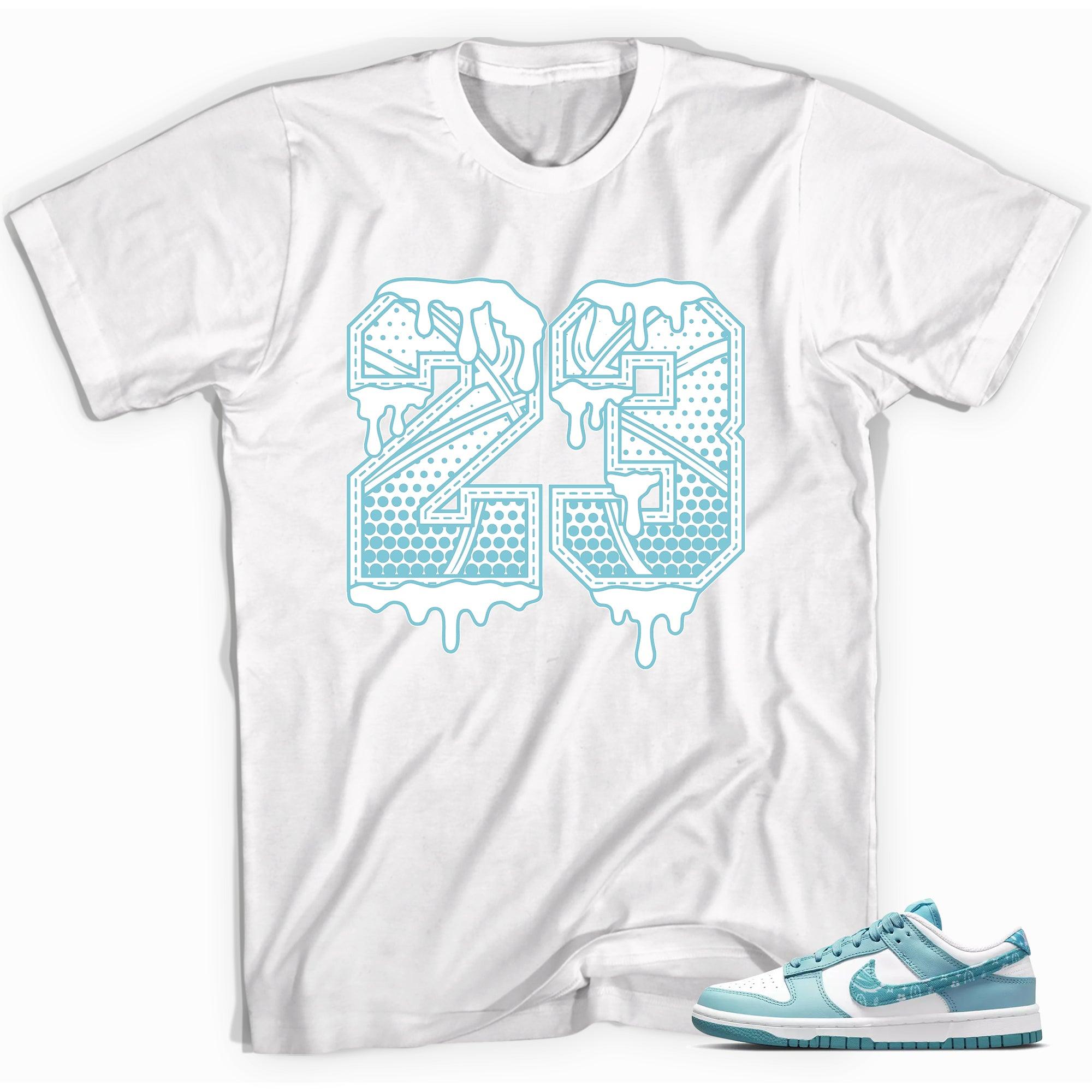 23 Ball Shirt Dunk Low Essential Paisley Pack Worn Blue photo