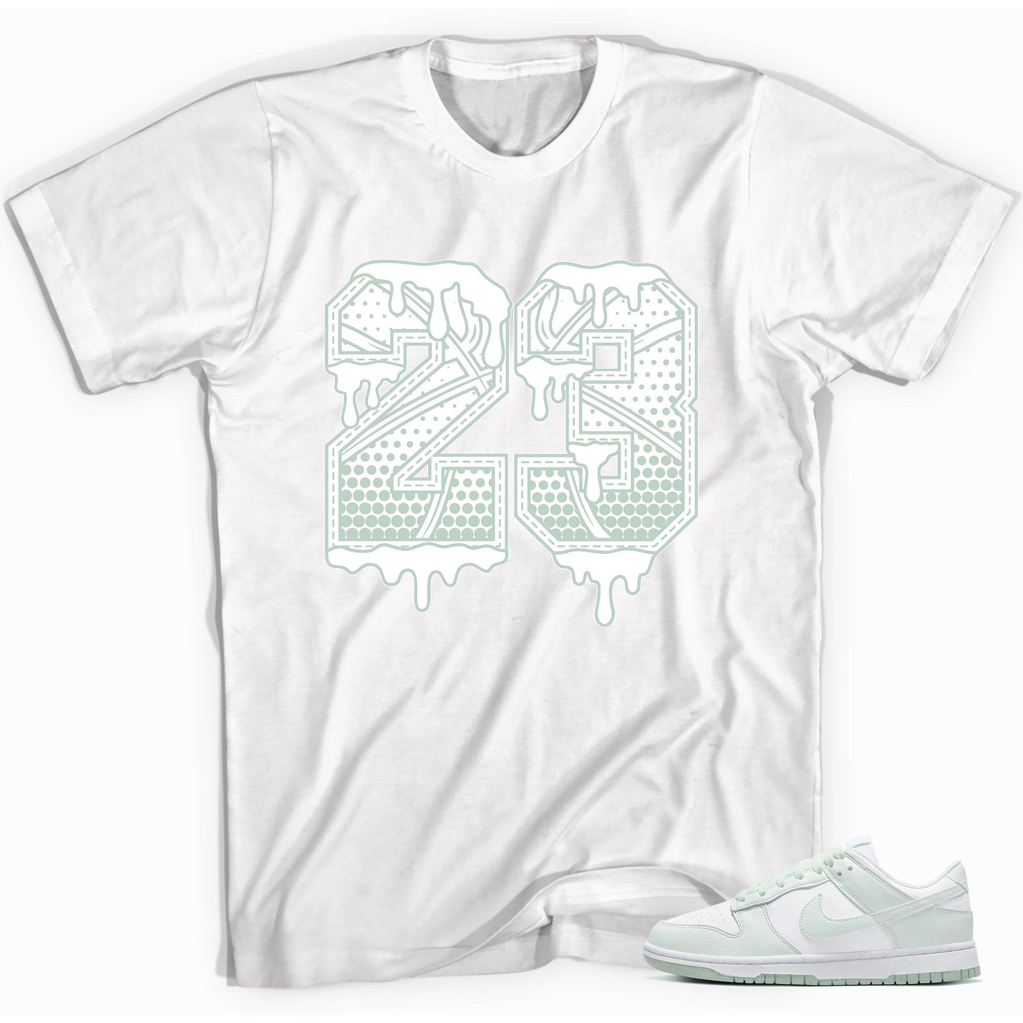 23 Ball T-Shirt Nike Dunk Low Next Nature White Mint photo