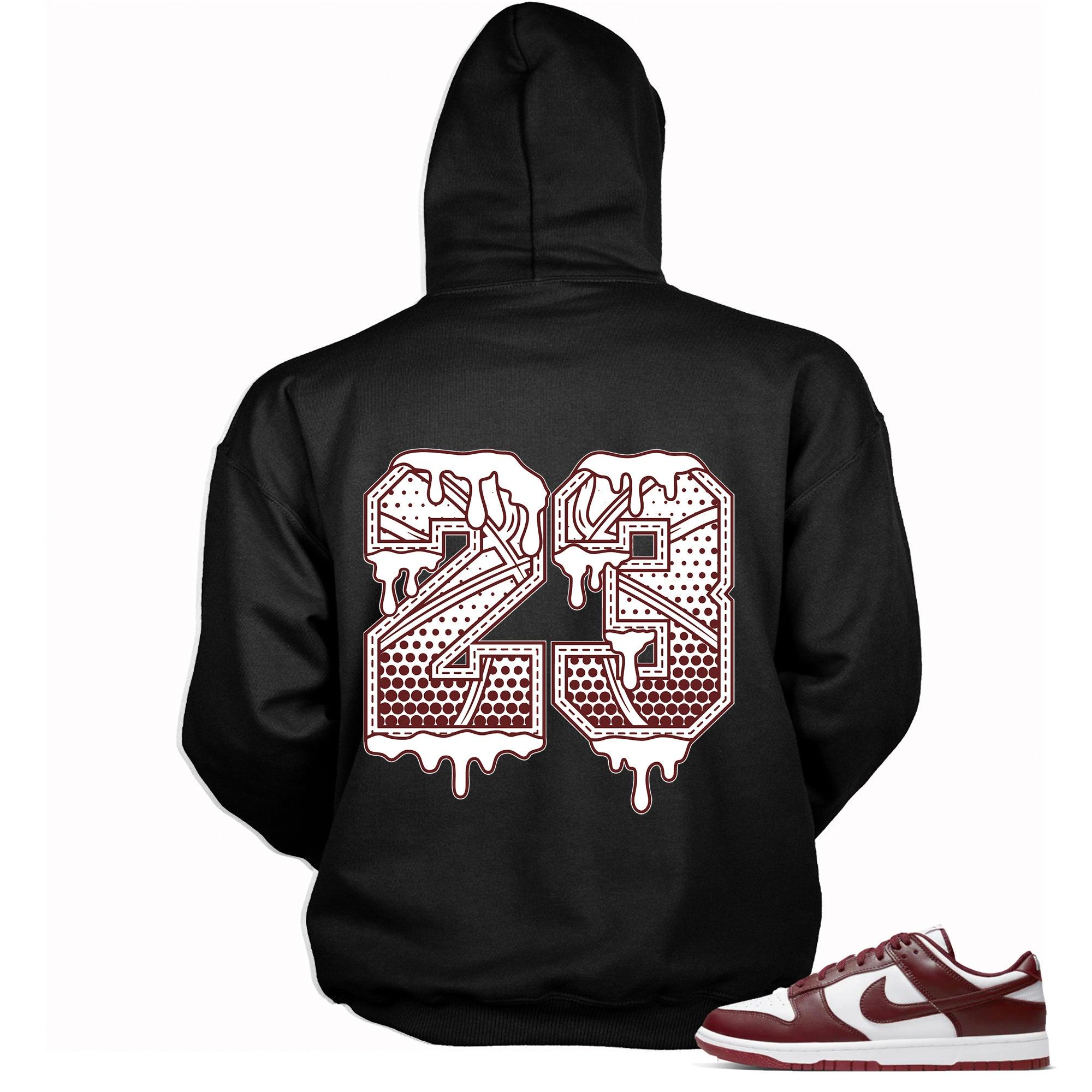 Number 23 Ball Hoodie Nike Dunk Low Team Red photo