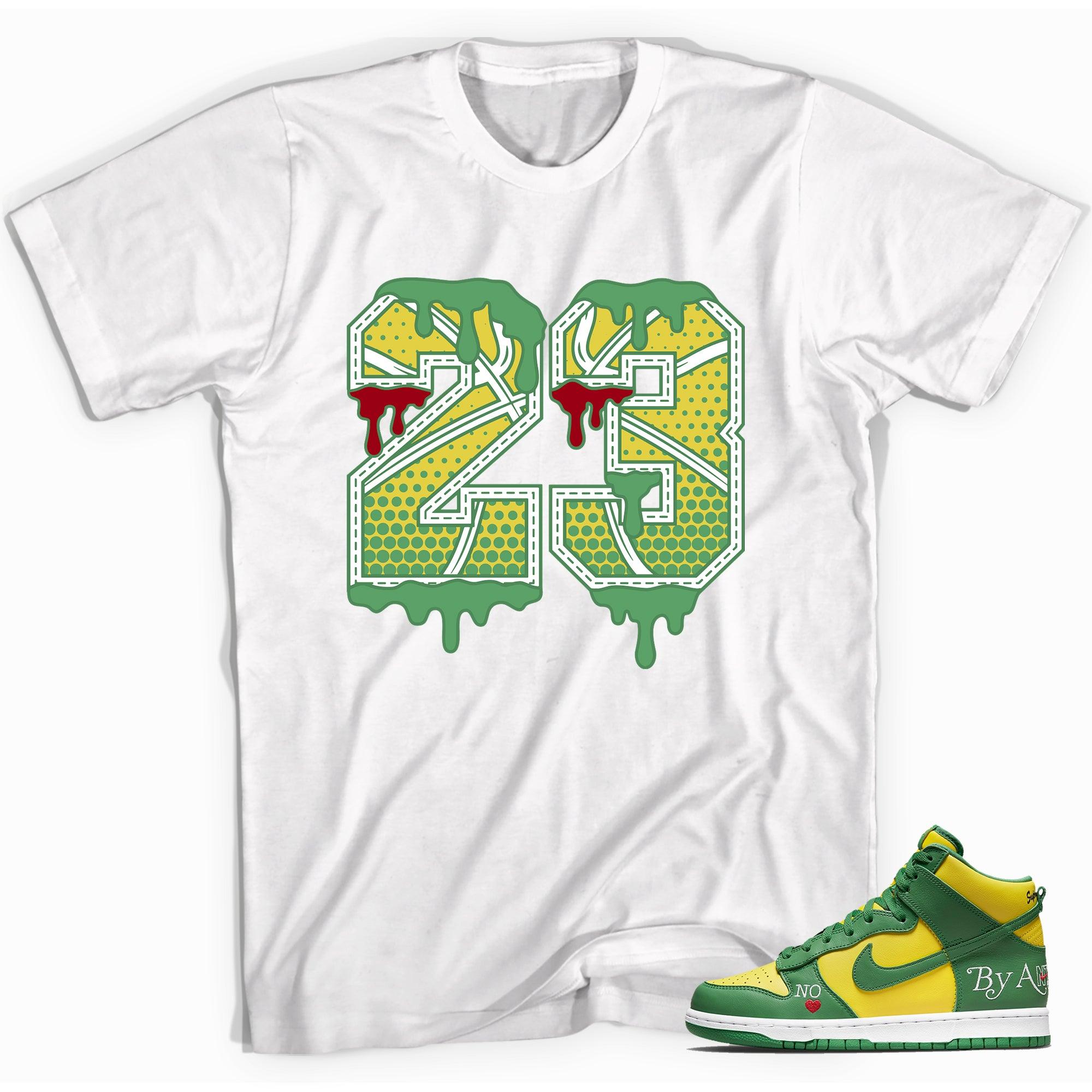 23 Drip Shirt Nike SB Dunk High Supreme By Any Means Brazil photo