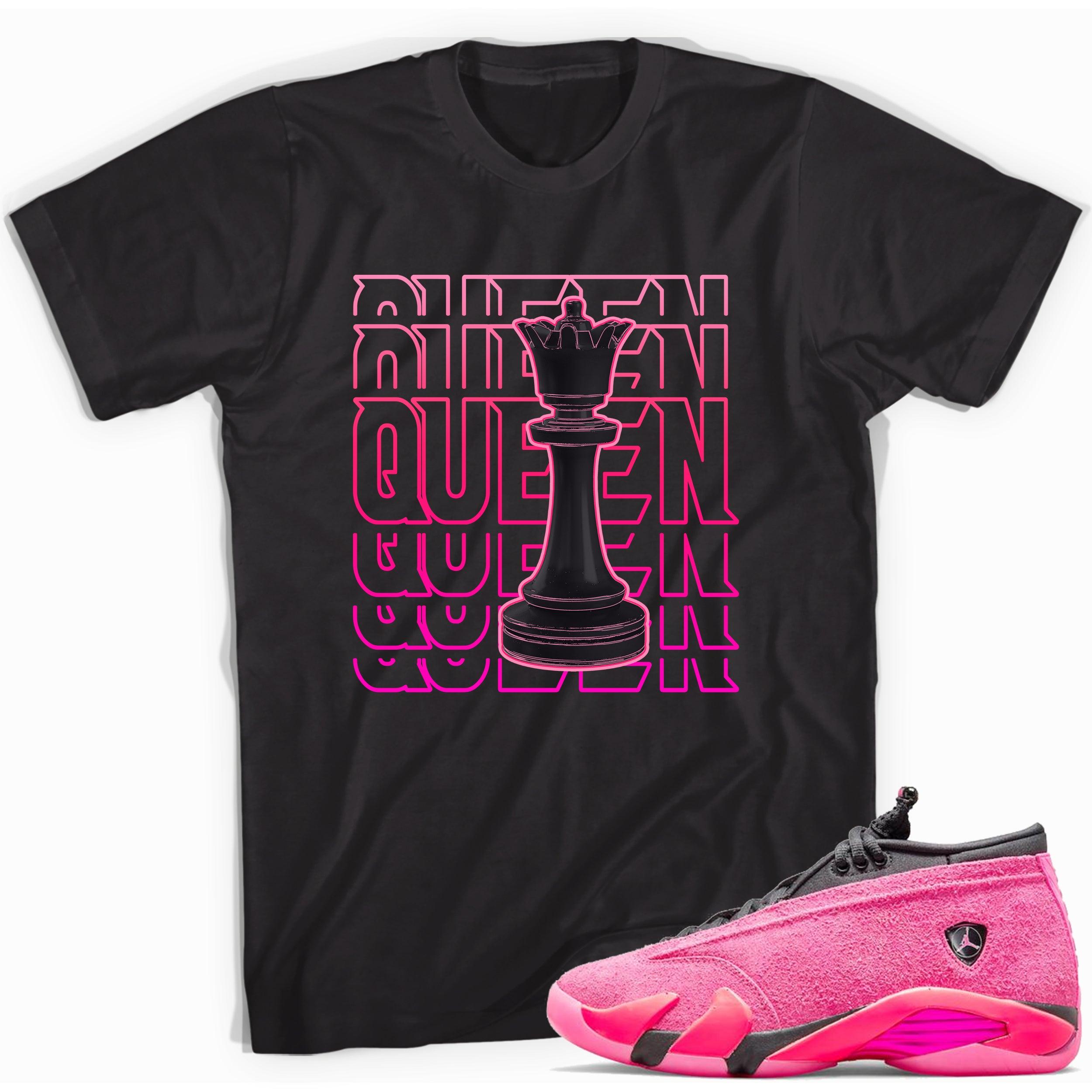 Queen Shirt AJ 14s Low Shocking Pink photo