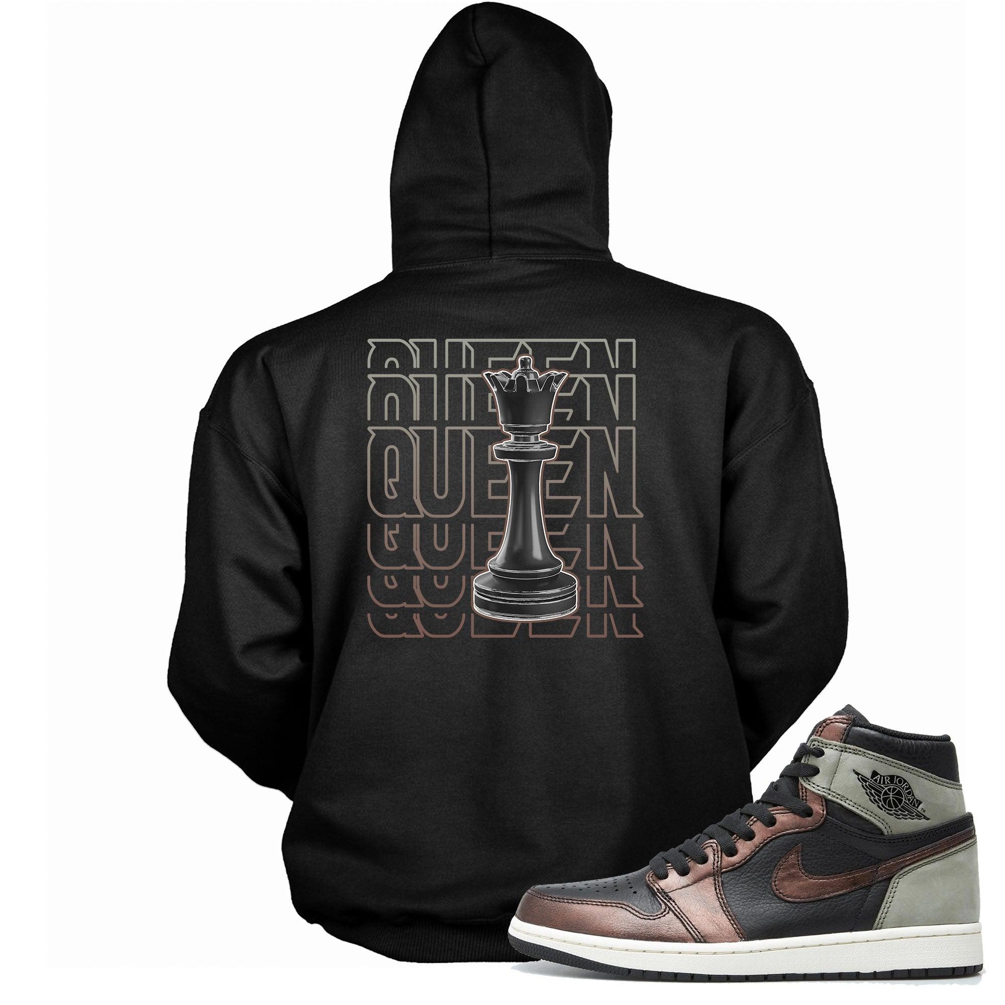 Queen Hooded Sneaker Sweatshirt AJ 1 Patina photo