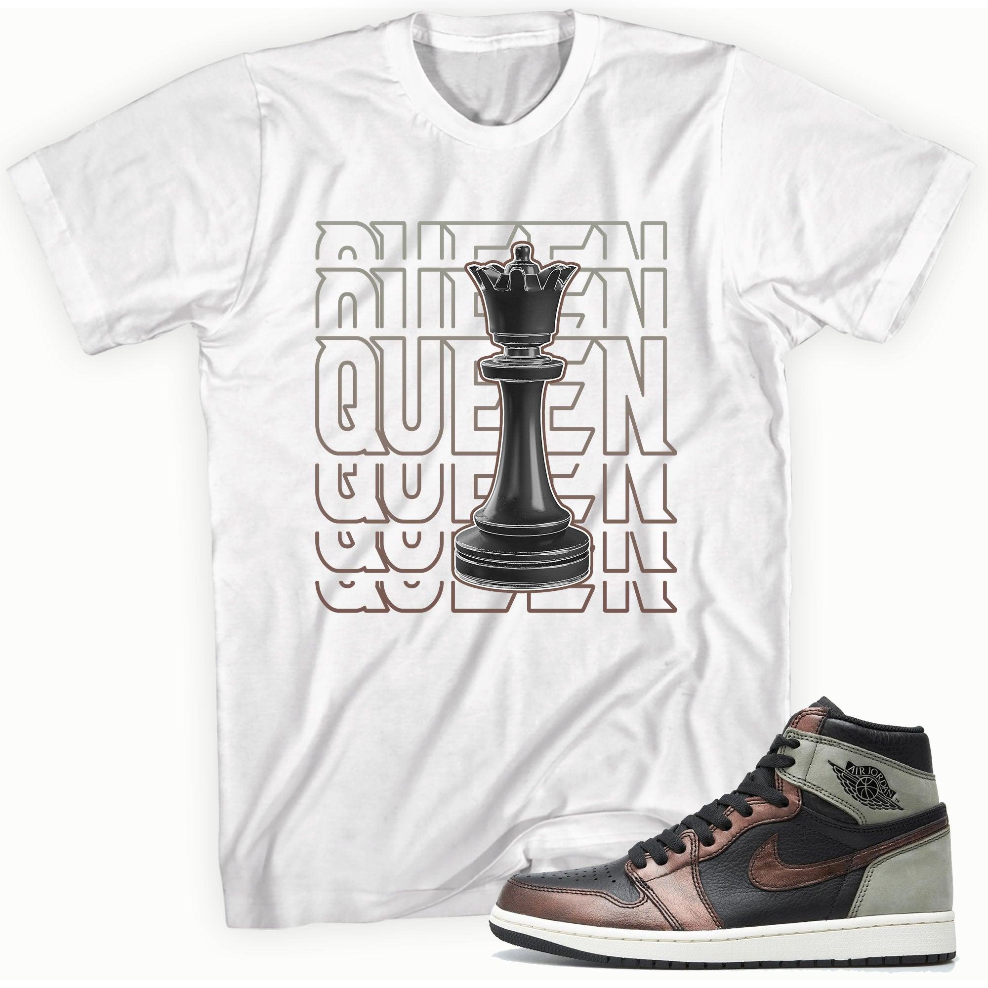 Queen Sneaker Tee AJ 1 Patina photo