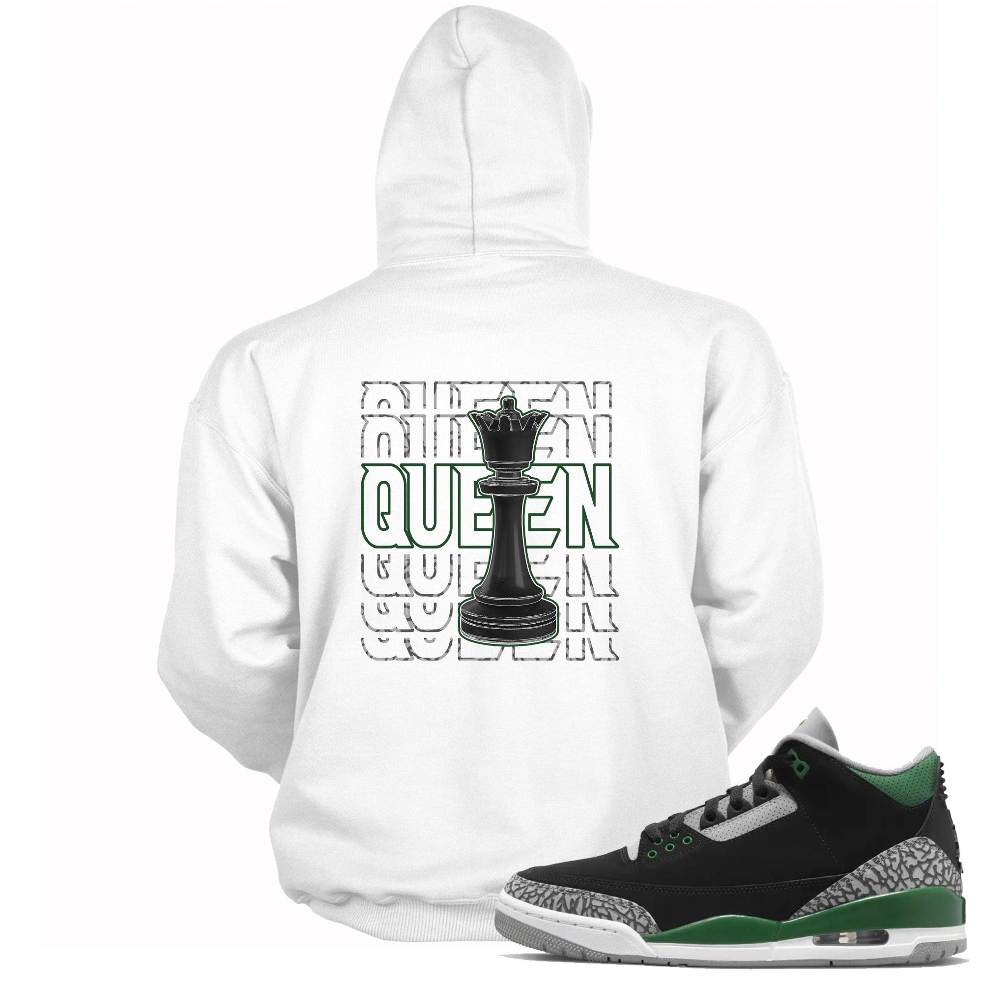 Queen Hoodie Jordan 3s Pine Green photo