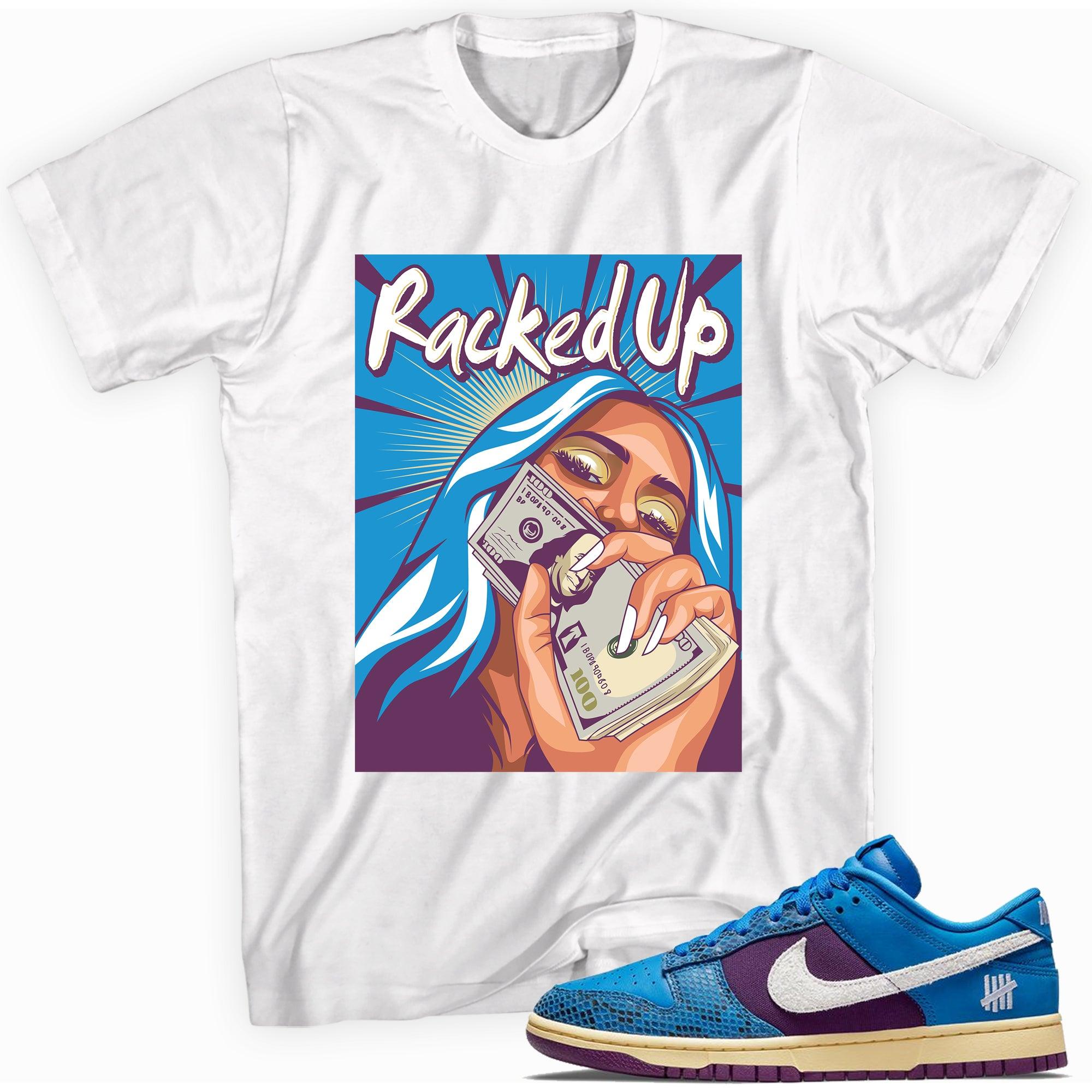 Racked Up Shirt Nike Dunk Low Undefeated 5 On It Dunk vs AF1 photo
