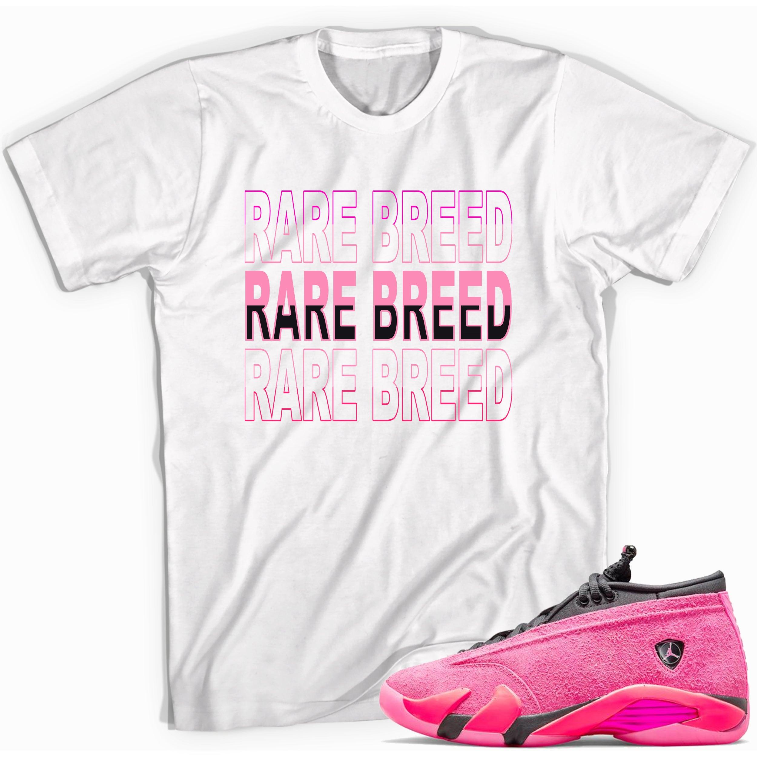 Rare Breed Shirt AJ 14s Low Shocking Pink photo