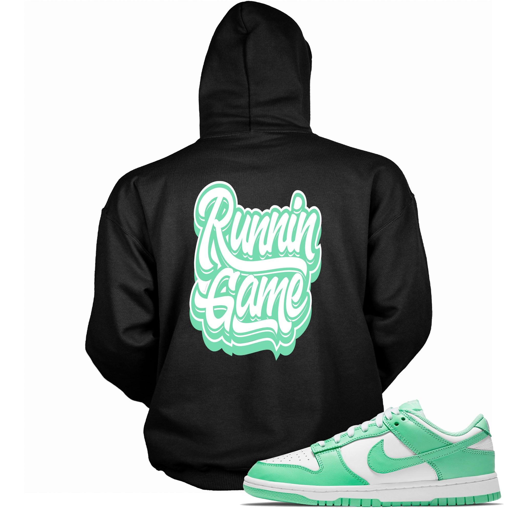Runnin Game Sneaker Sweatshirt Nike Dunk Low Green Glow photo