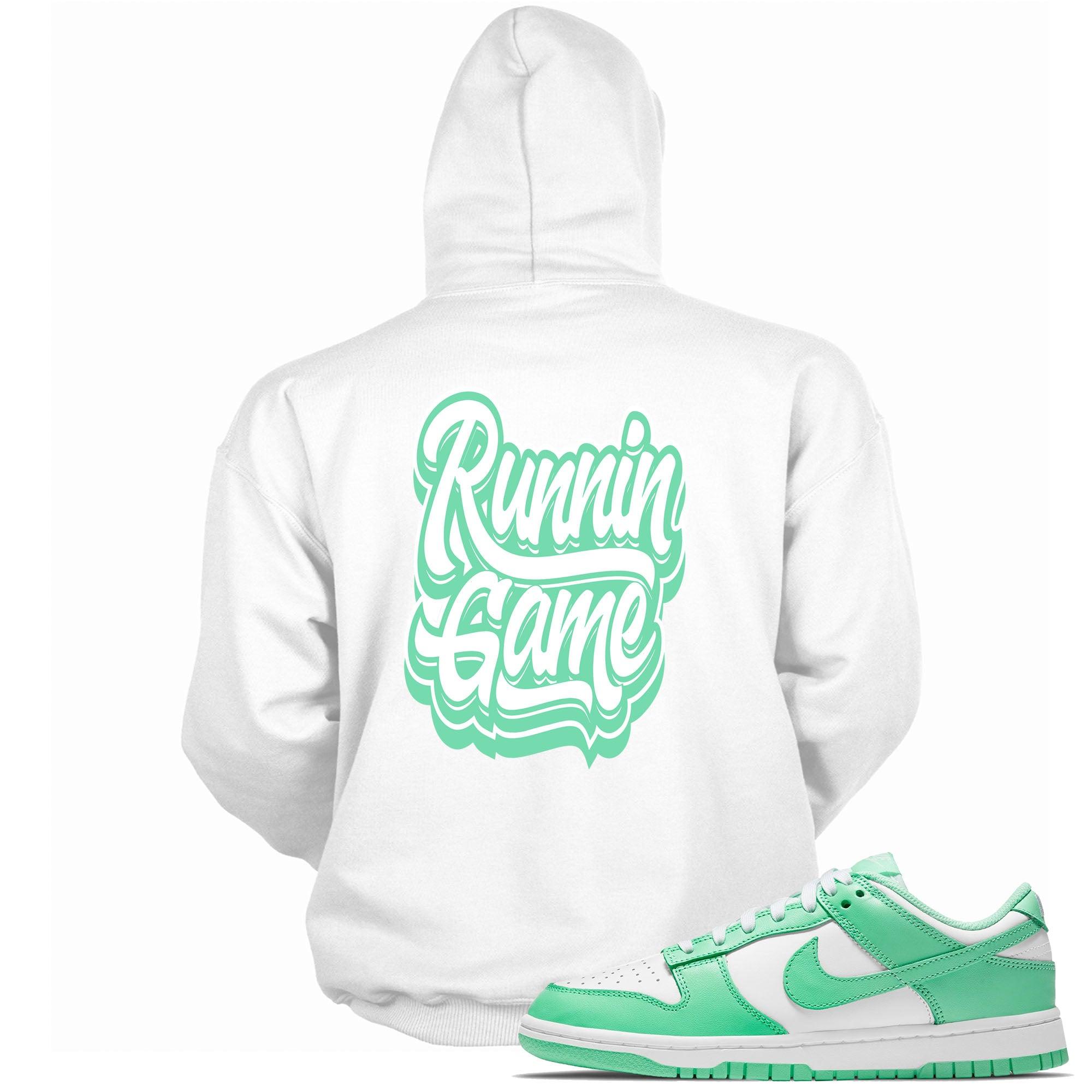 Runnin Game Hoodie Nike Dunk Low Green Glow photo