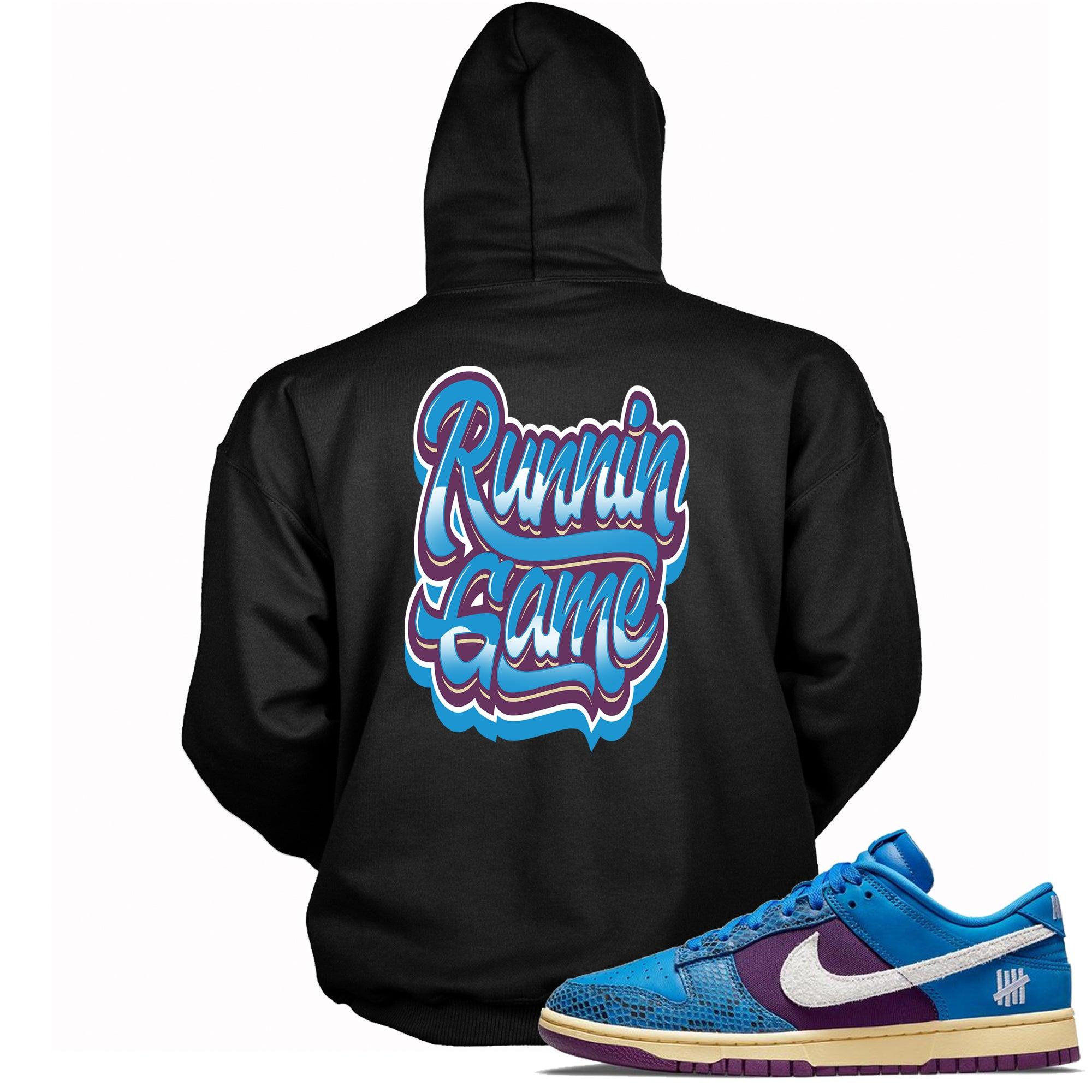 Runnin Game Hoodie Nike Dunk Low Undefeated 5 On It Dunk vs AF1 Sneakers photo