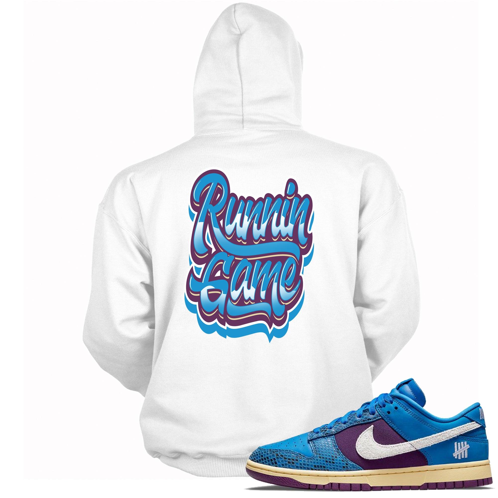 Runnin Game Hoodie Nike Dunk Low Undefeated 5 On It Dunk vs AF1 photo