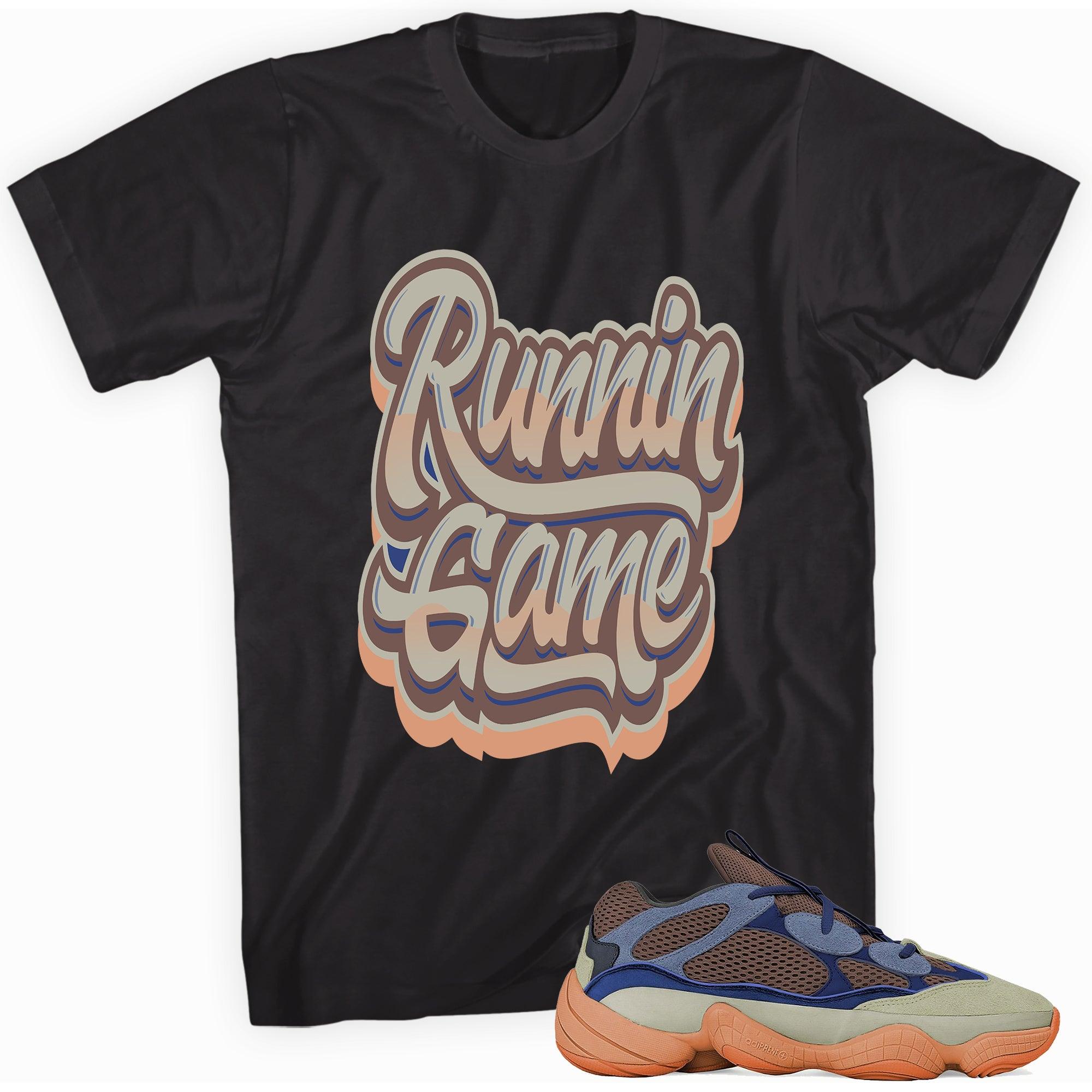 Runnin Game Sneaker Tee Yeezy 500s Enflame photo
