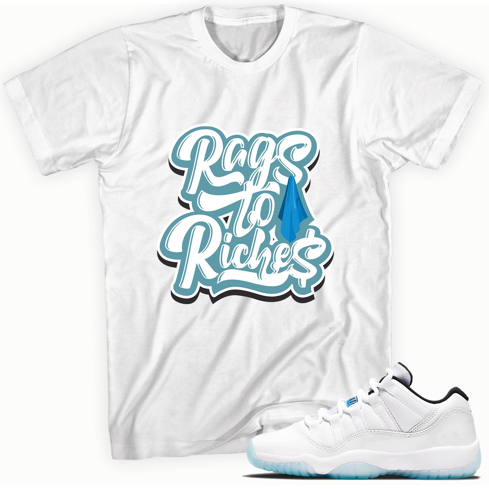 Rag To Riches Shirt Air Jordan 11 Retro Low Legend Blue photo