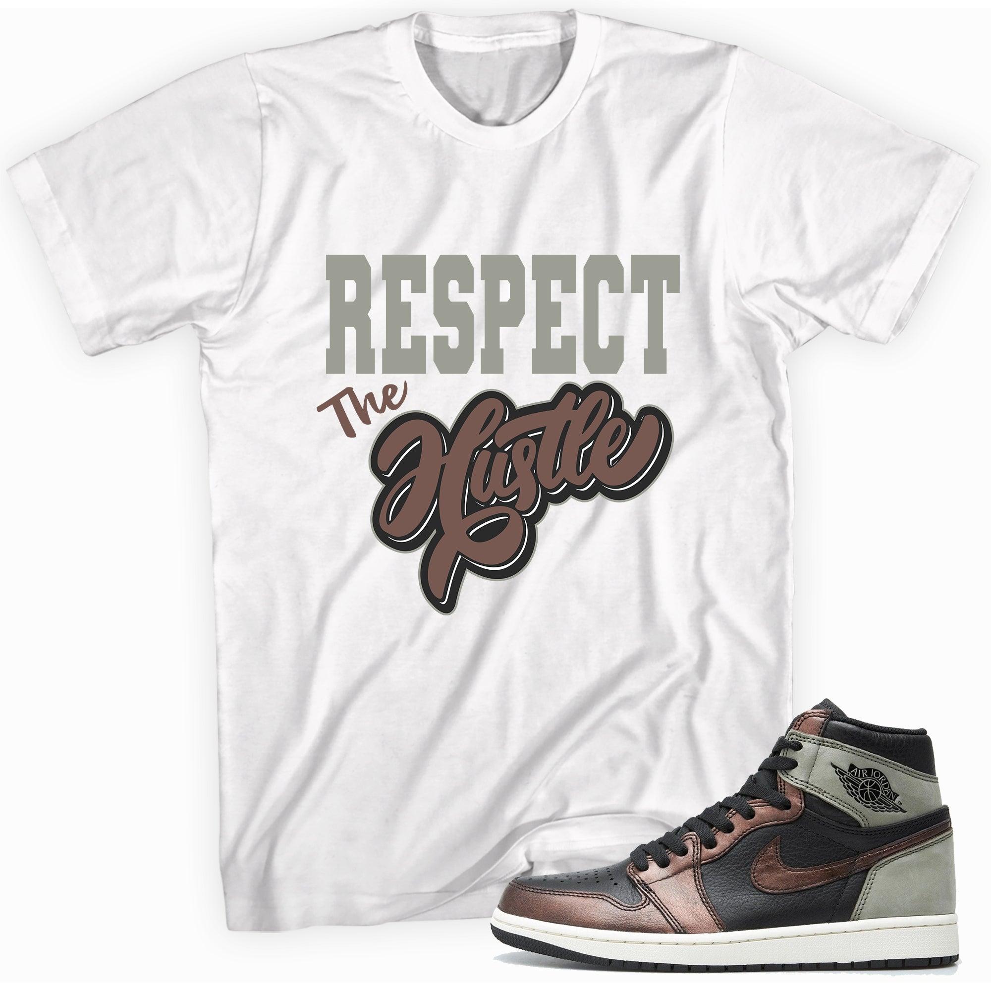 Respect The Hustle Shirt AJ 1s Patina photo