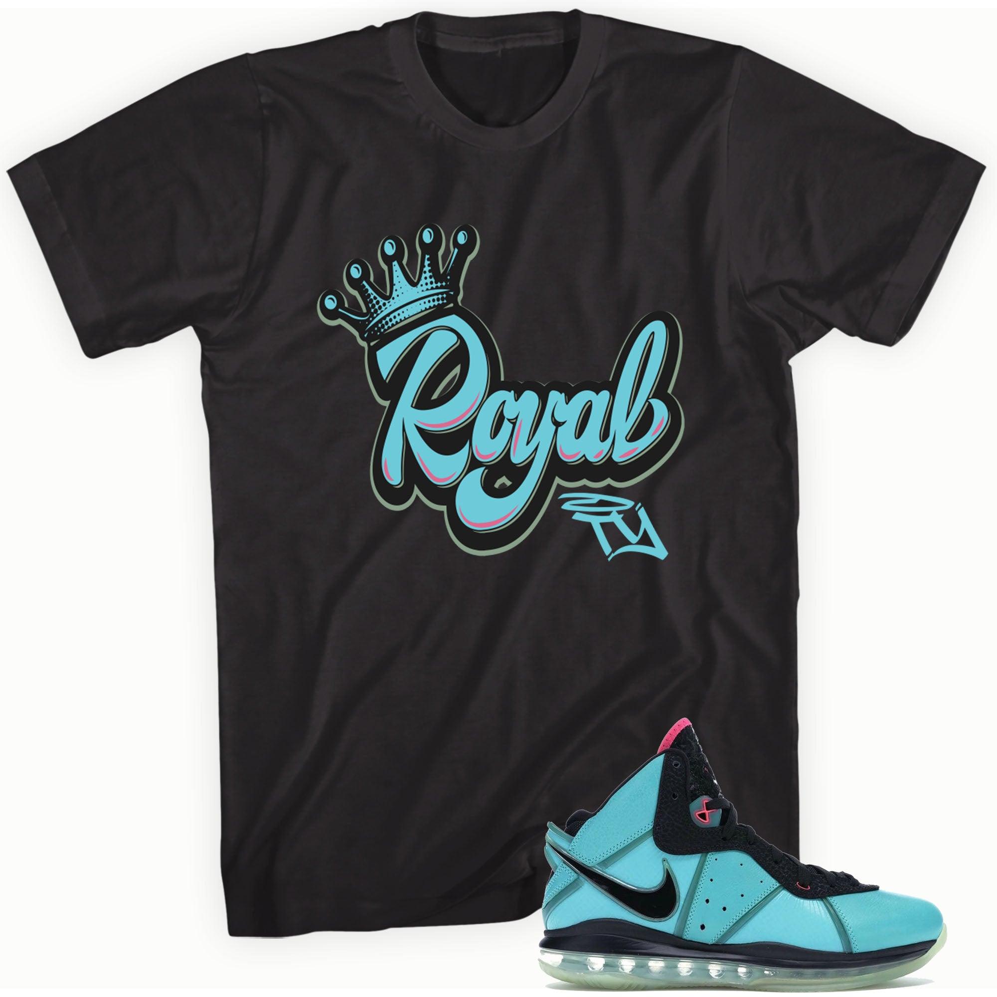 Royal Shirt Nike LeBron 8 South Beach photo