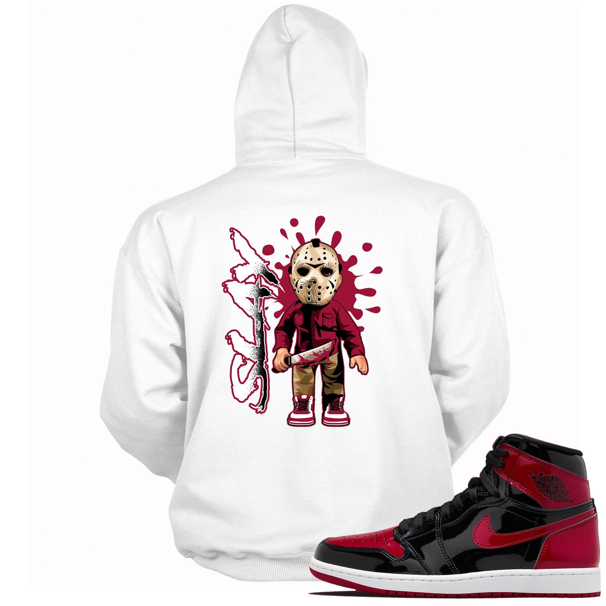 Slay Hoodie AJ1 Patent Leather Bred Air HOLIDAY 2021 photo