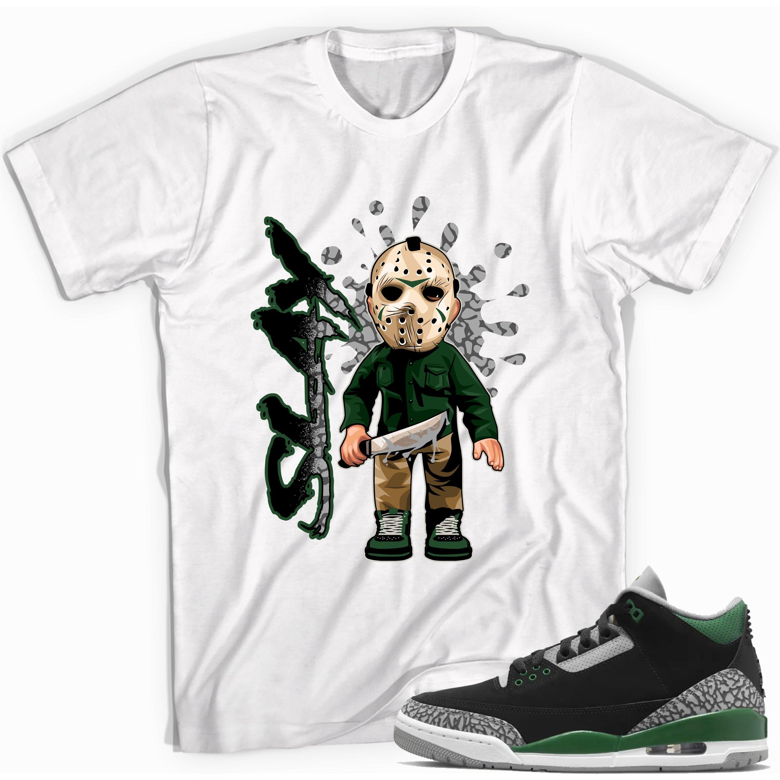 Slay Shirt for AJ 3 Pine Green Sneakers photo