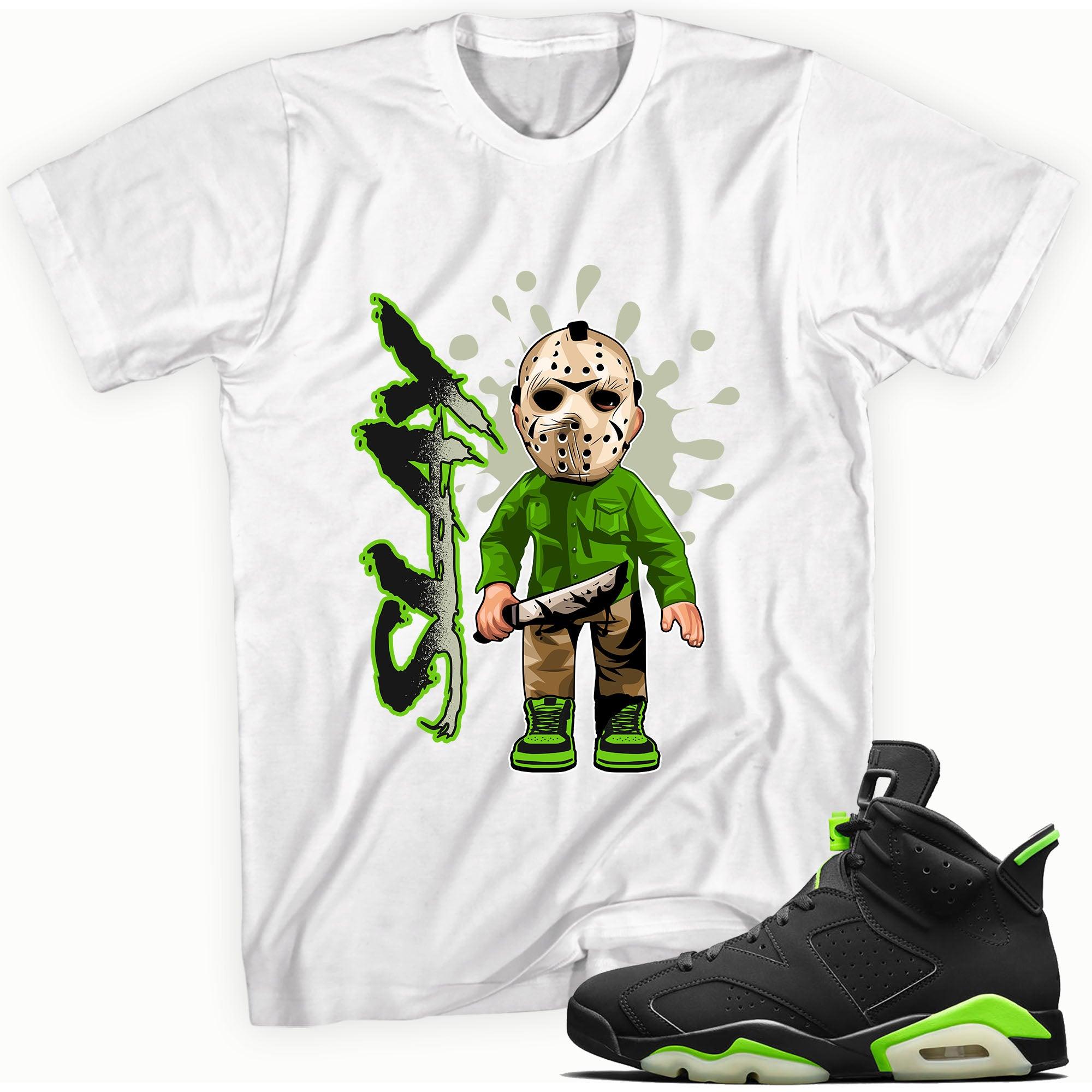 Friday the 13th Shirt AJ 6 Retro Electric Green 