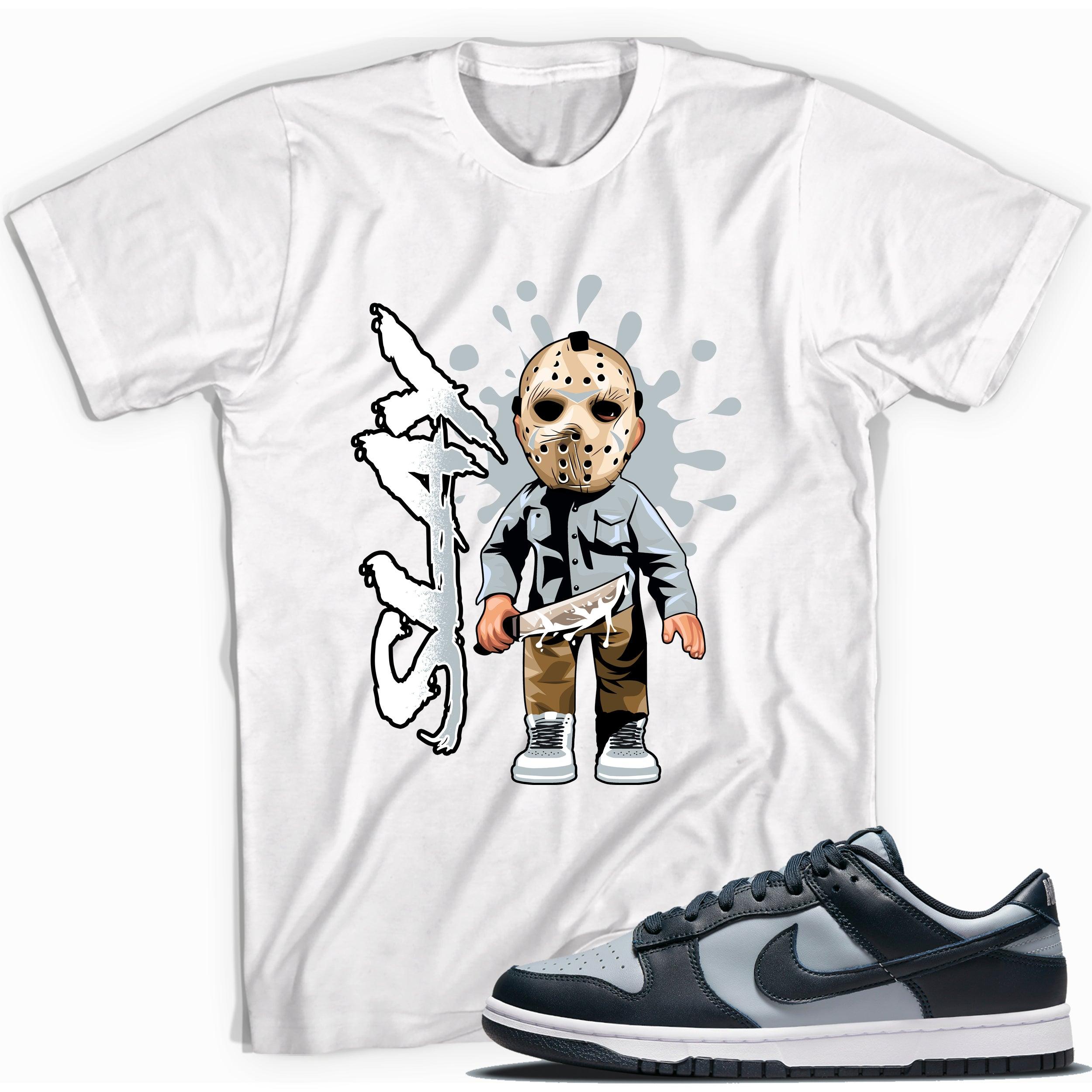 White Slay Sneaker Shirt for Nike Dunk Low Georgetown photo