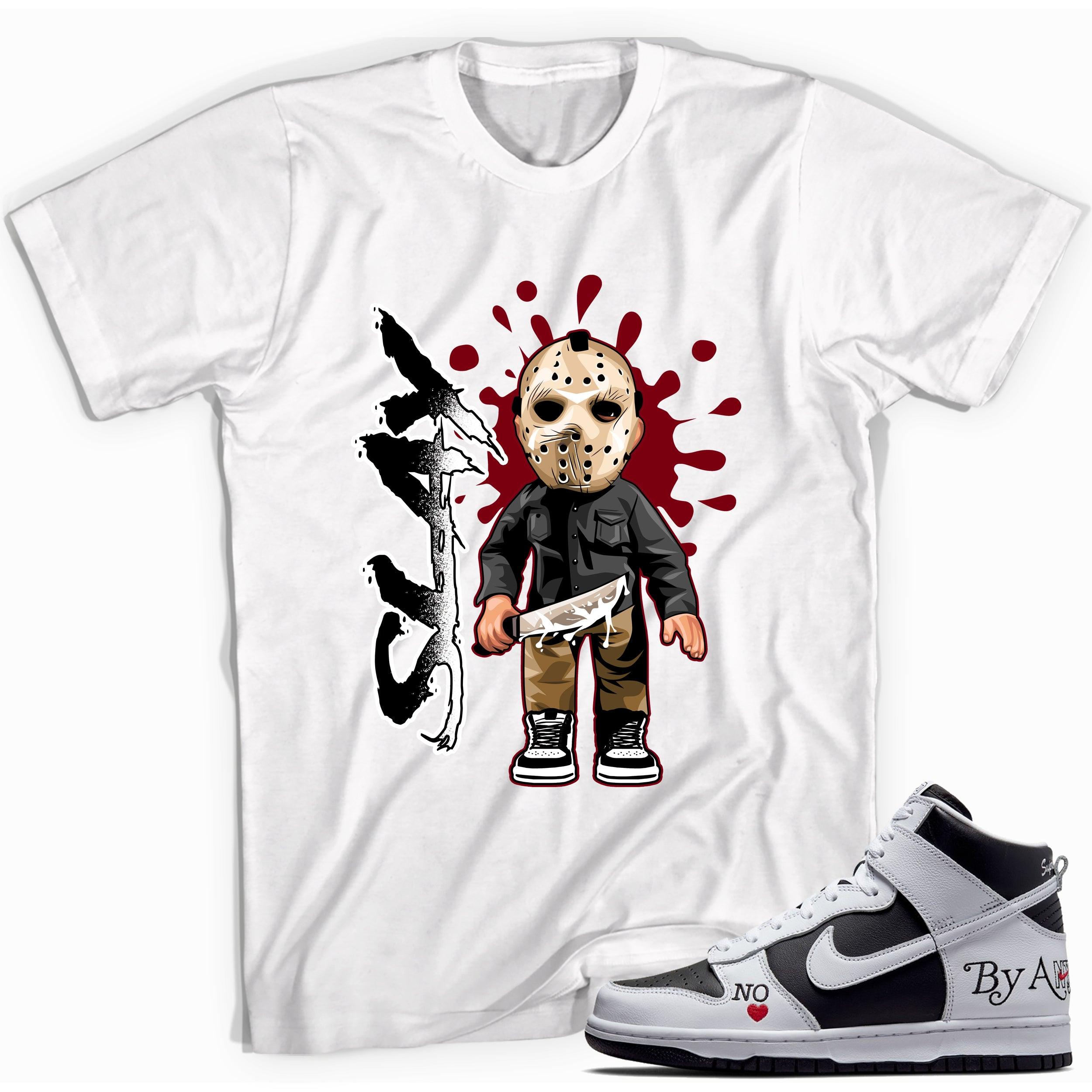 White Slay Sneaker Shirt for Nike SB Dunk By Any Means photo 