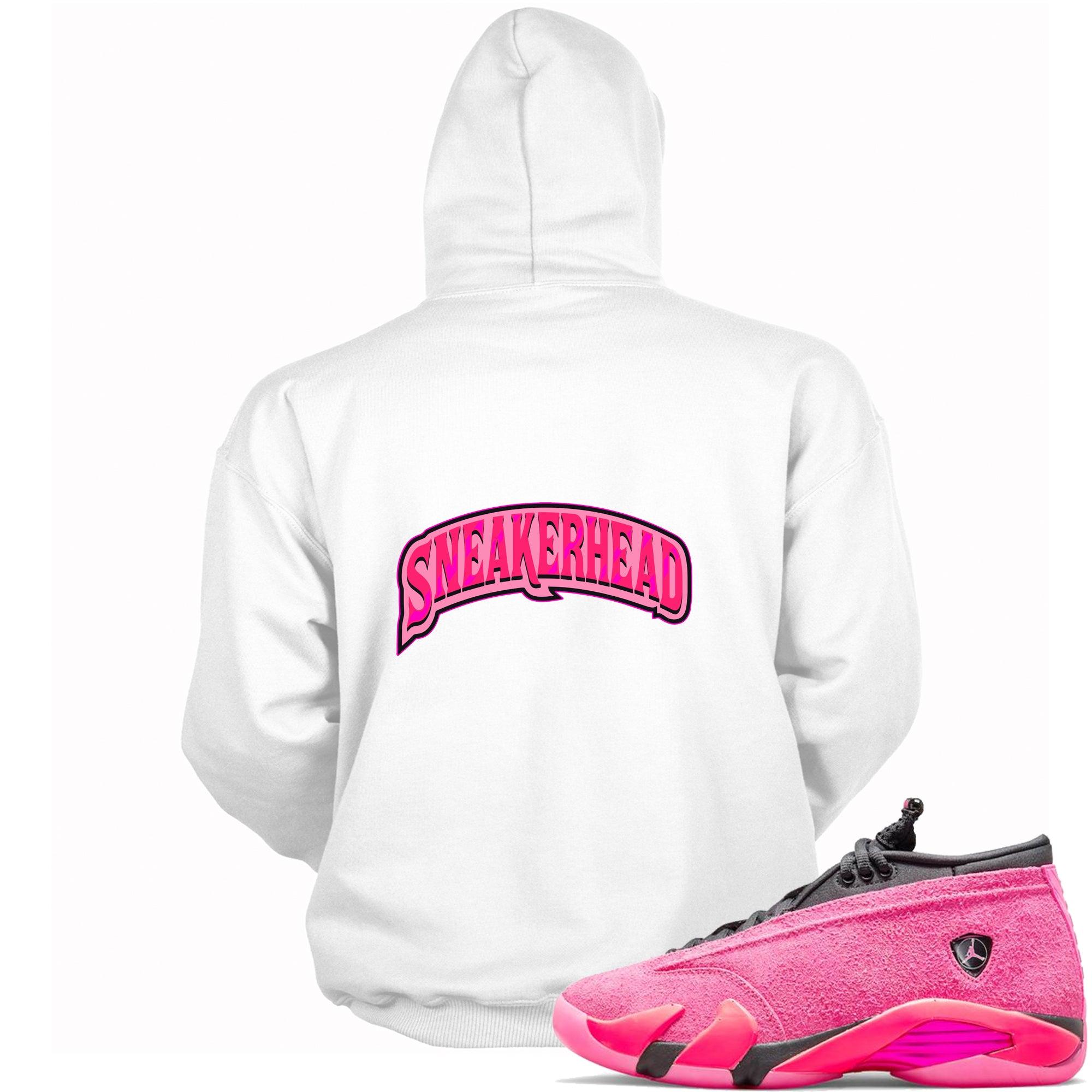 Sneakerhead Hoodie Jordan 14 Shocking Pink photo