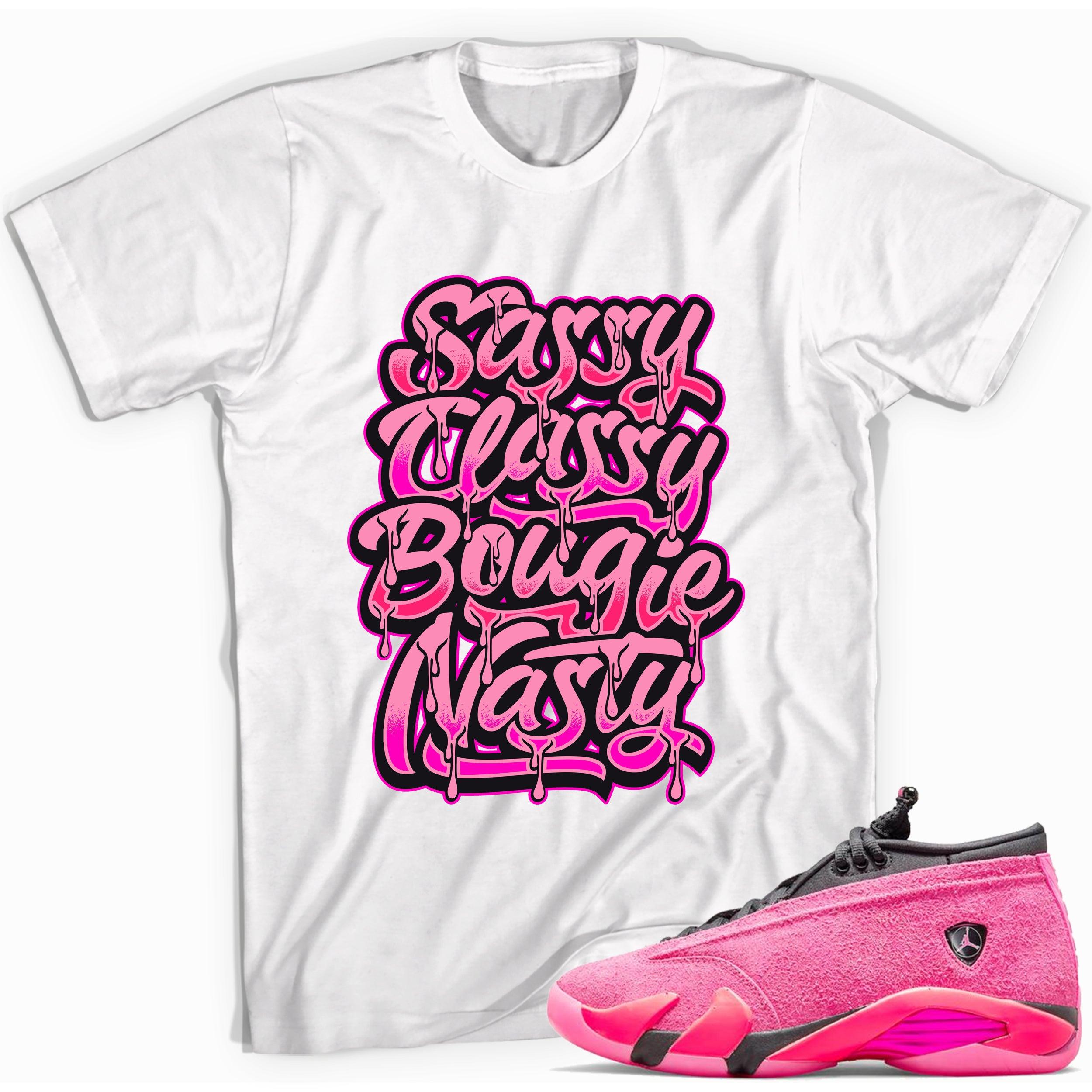 Sassy Classy Shirt Jordan 14s Low Shocking Pink photo