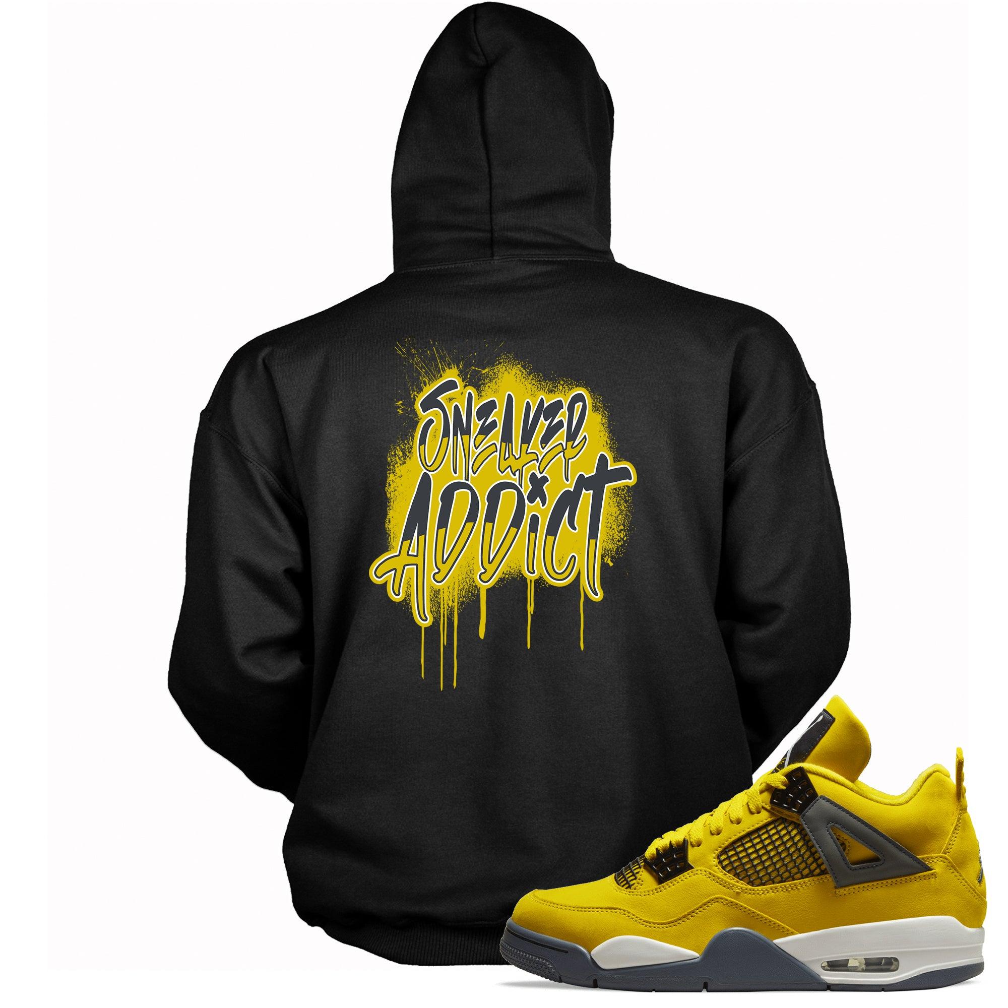 Sneaker Addict Sweatshirt Jordan 4s Retro Lightning photo