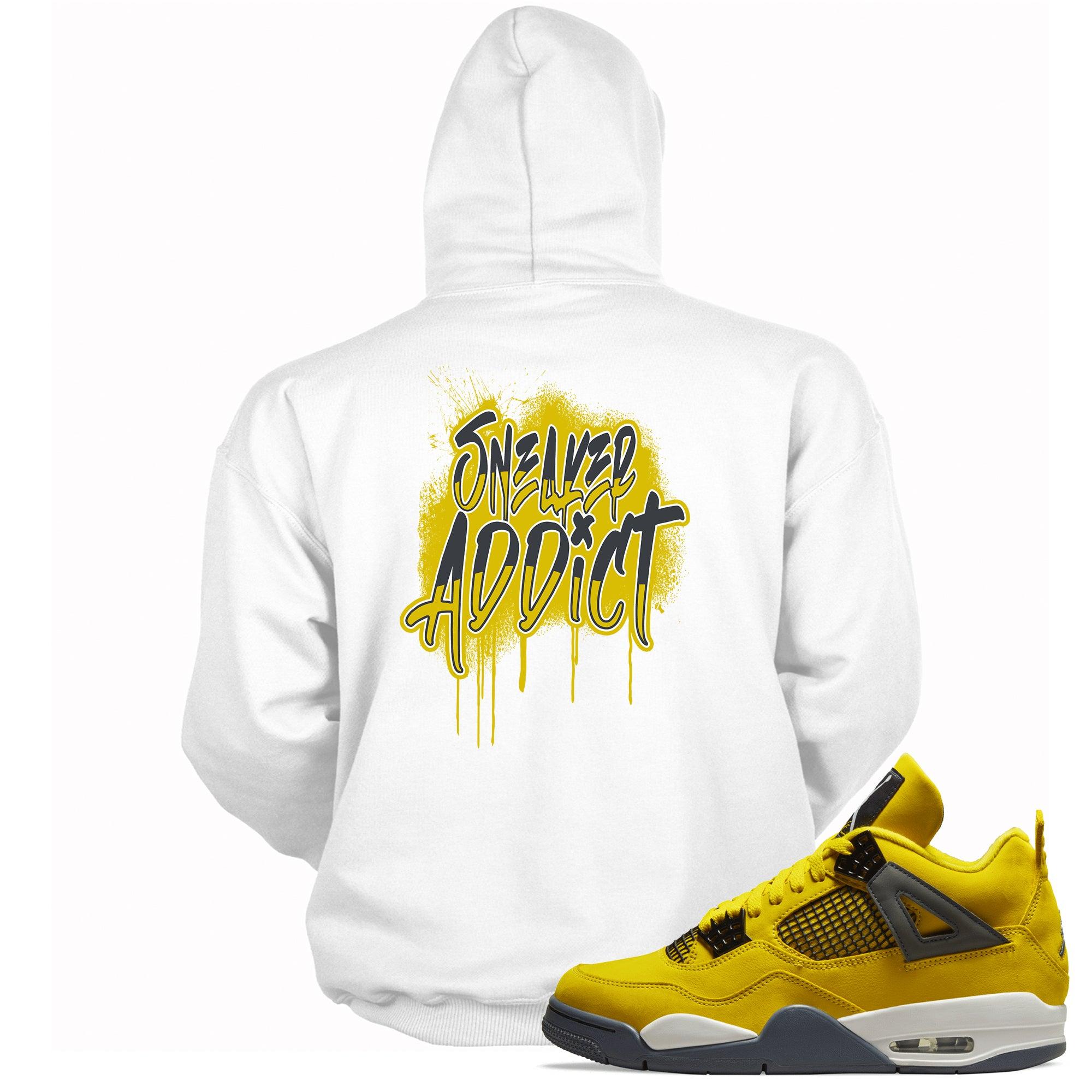 Sneaker Addict Hoodie Jordan 4s Retro Lightning photo
