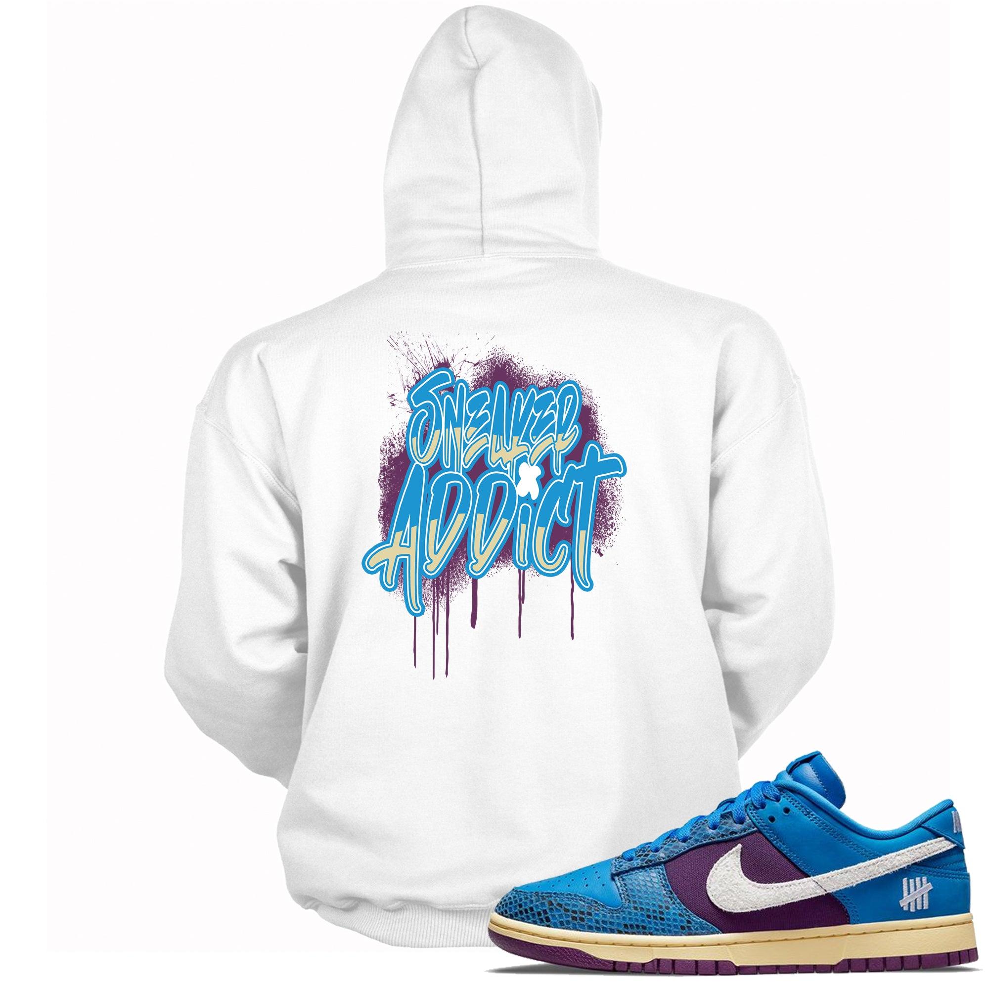 Sneaker Addict Hoodie Nike Dunks Low Undefeated 5 On It Dunk vs AF1 photo