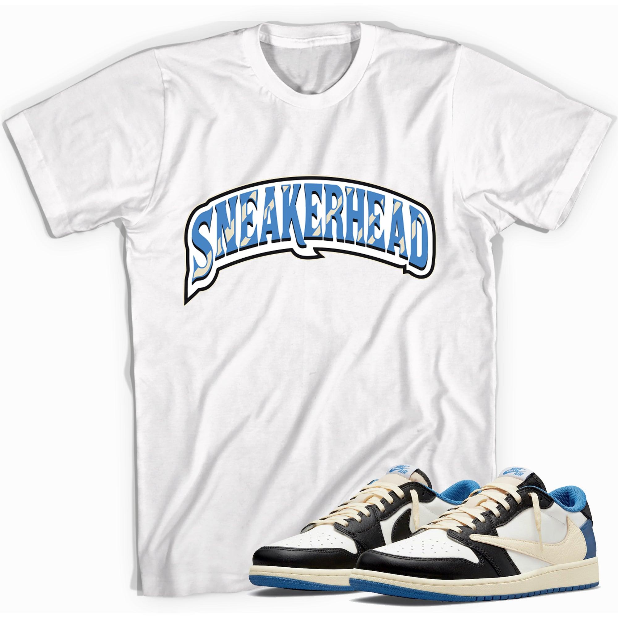 Sneaker Head Shirt Jordan 1s Low Fragment X Travis Scott photo