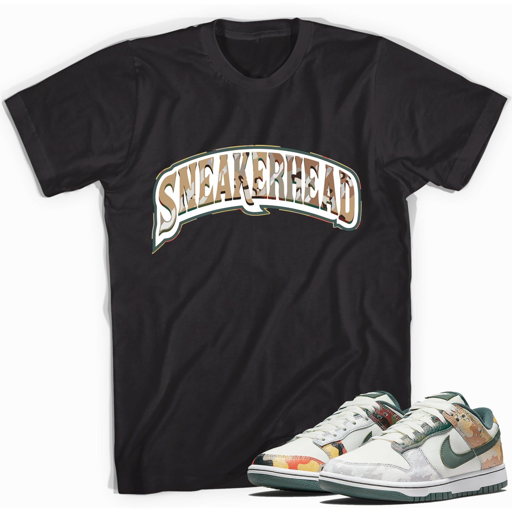 Sneakerhead Shirt Nike Dunk Low Sail Multi Camo photo