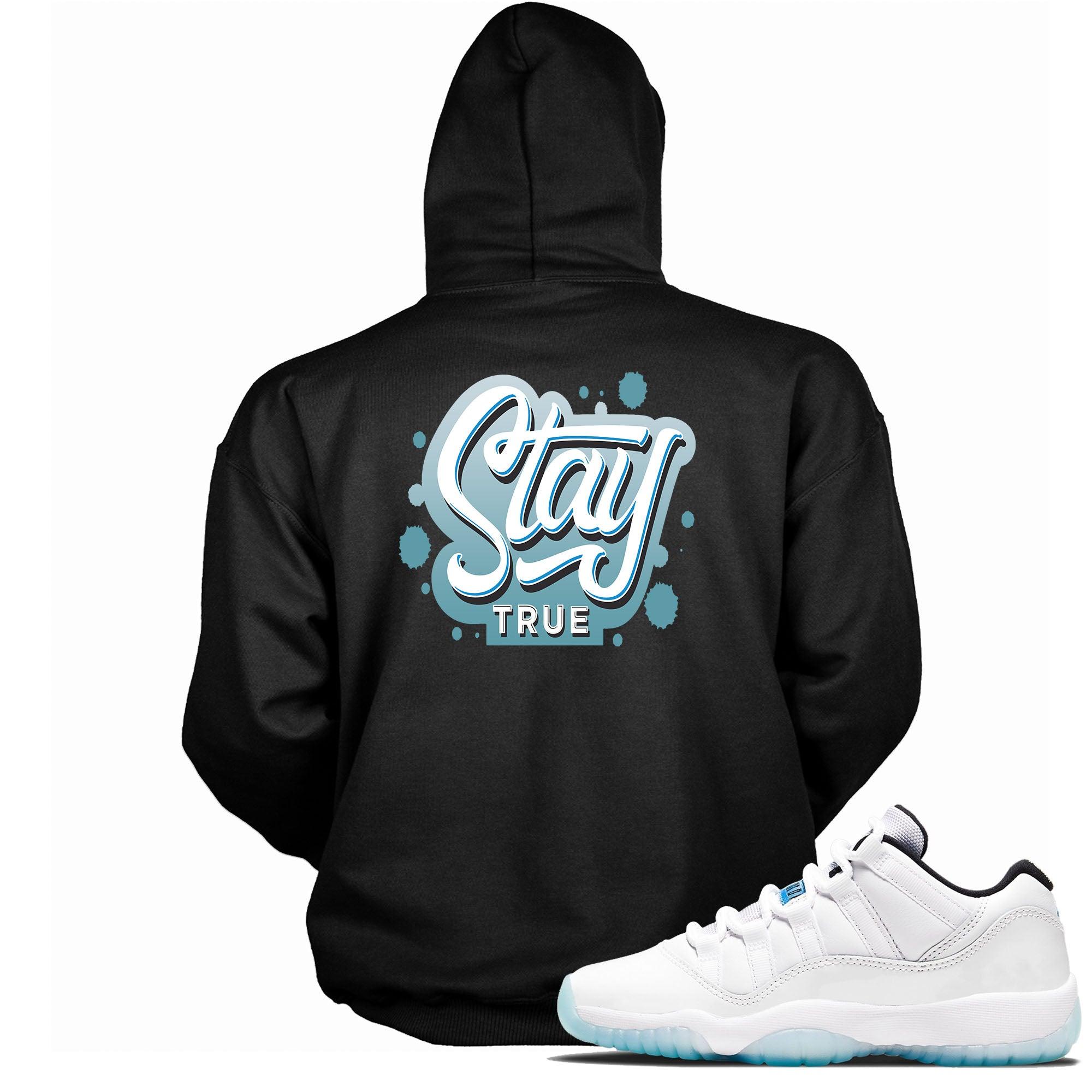 Stay True Sneaker Sweatshirt AJ 11 Retro Low Legend Blue photo