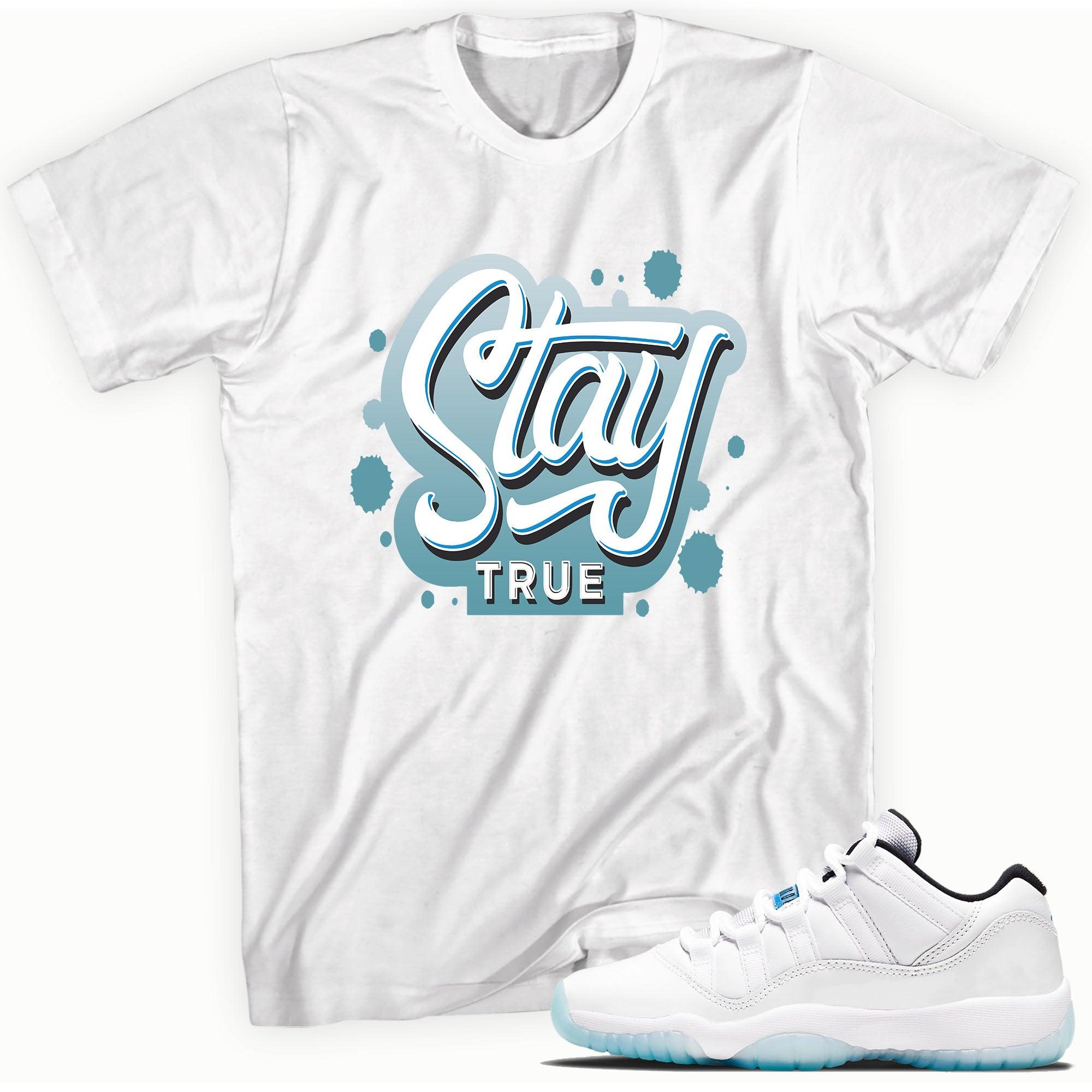 Stay True Sneaker Tee AJ 11 Retro Low Legend Blue photo