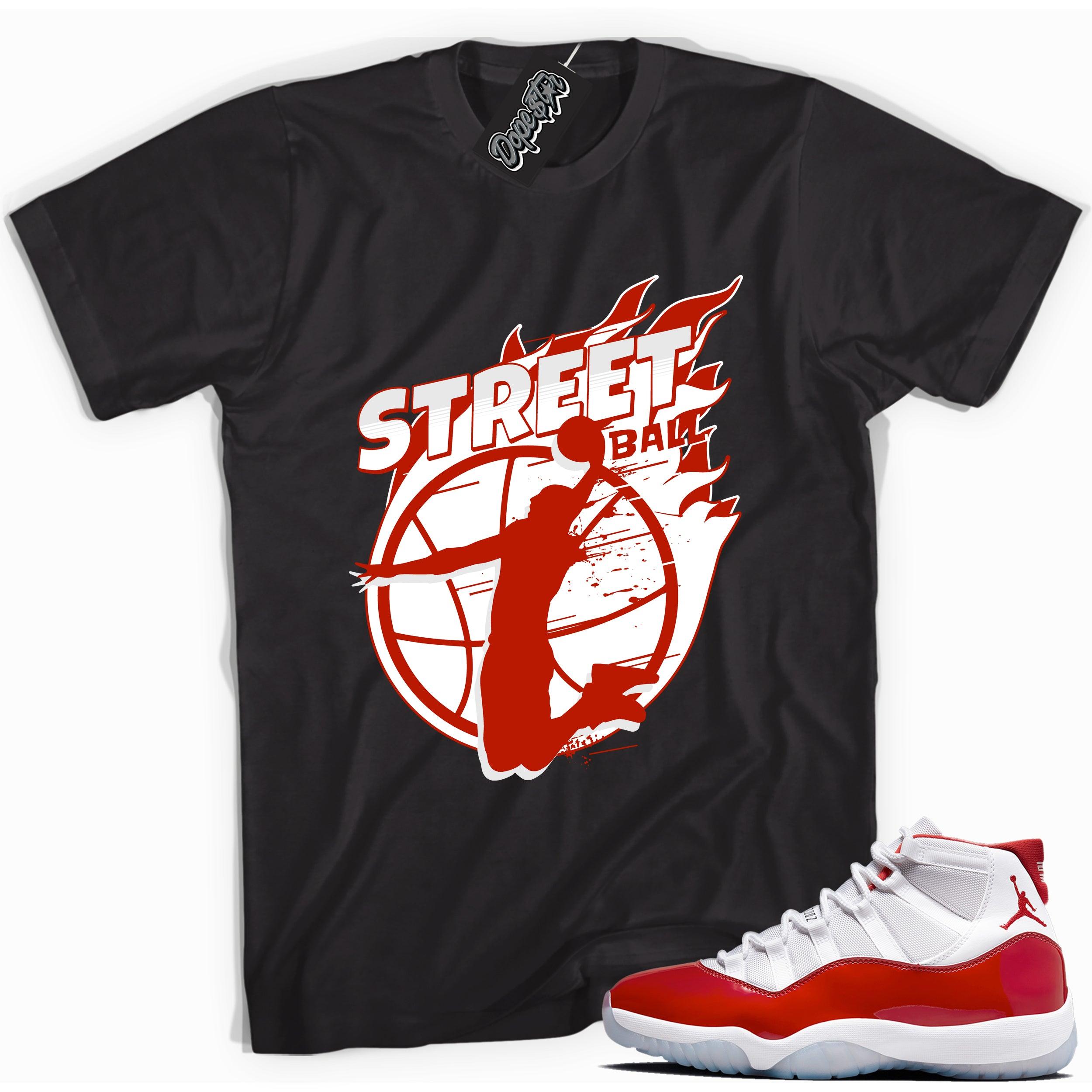 Street Ball Shirt Air Jordan 11 Cherry photo