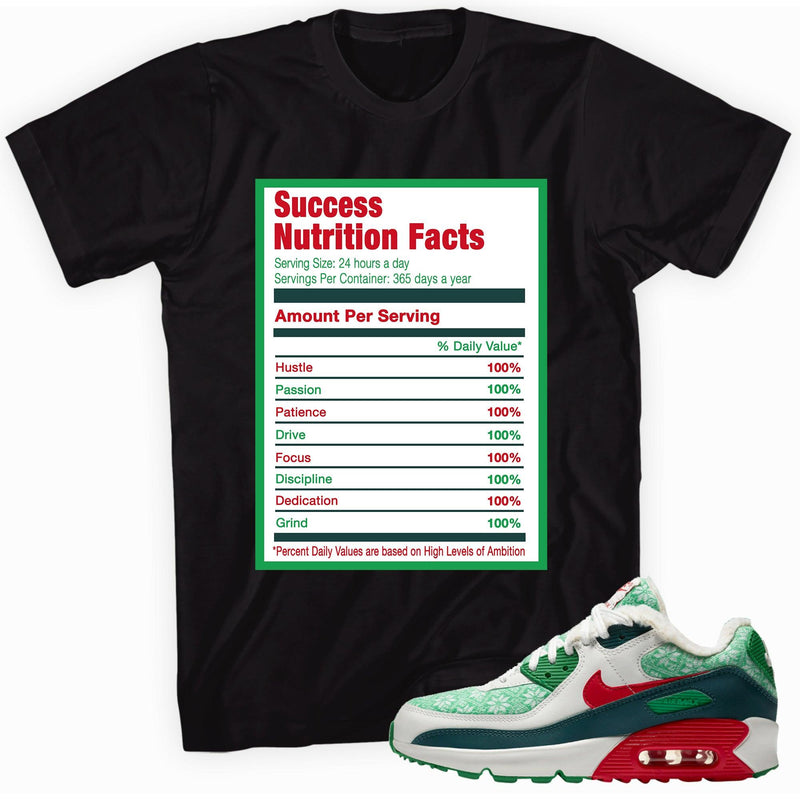 Success Nutrition Shirt Nike Air Max Nordic 90 Christmas Sneakers photo