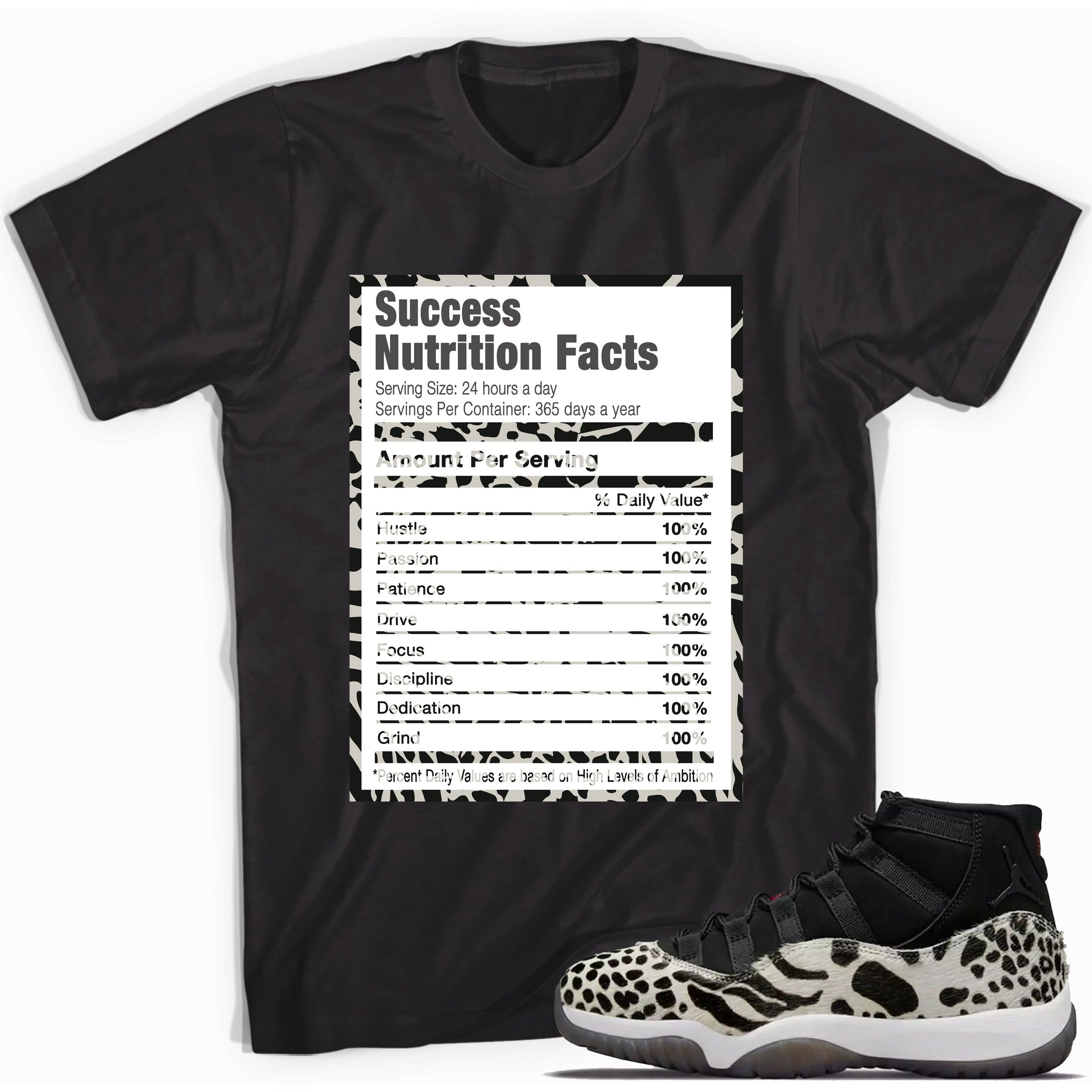 Success Nutrition Facts Shirt AJ 11 Animal Instinct photo
